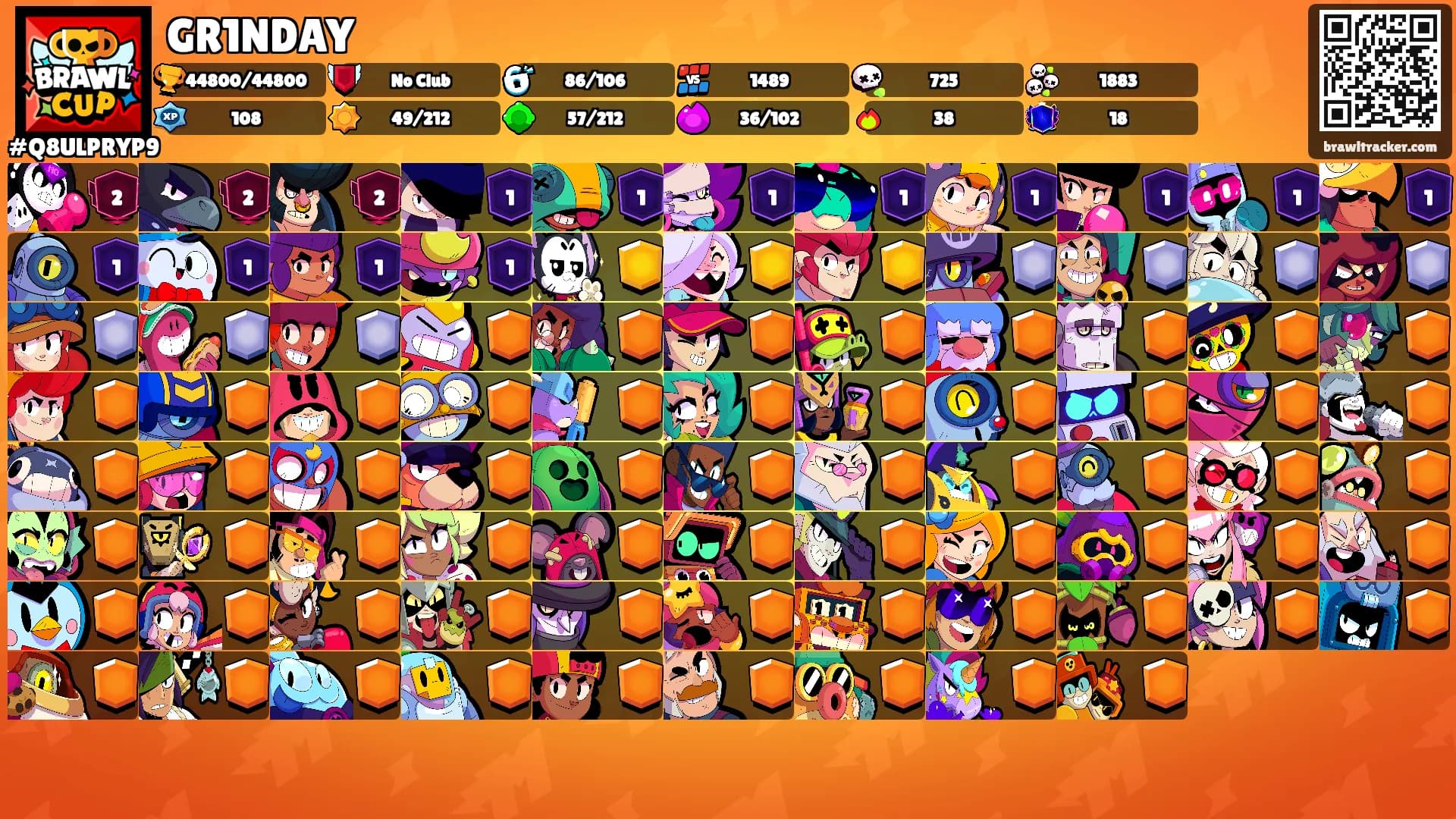 GR1NDAY's Ranks