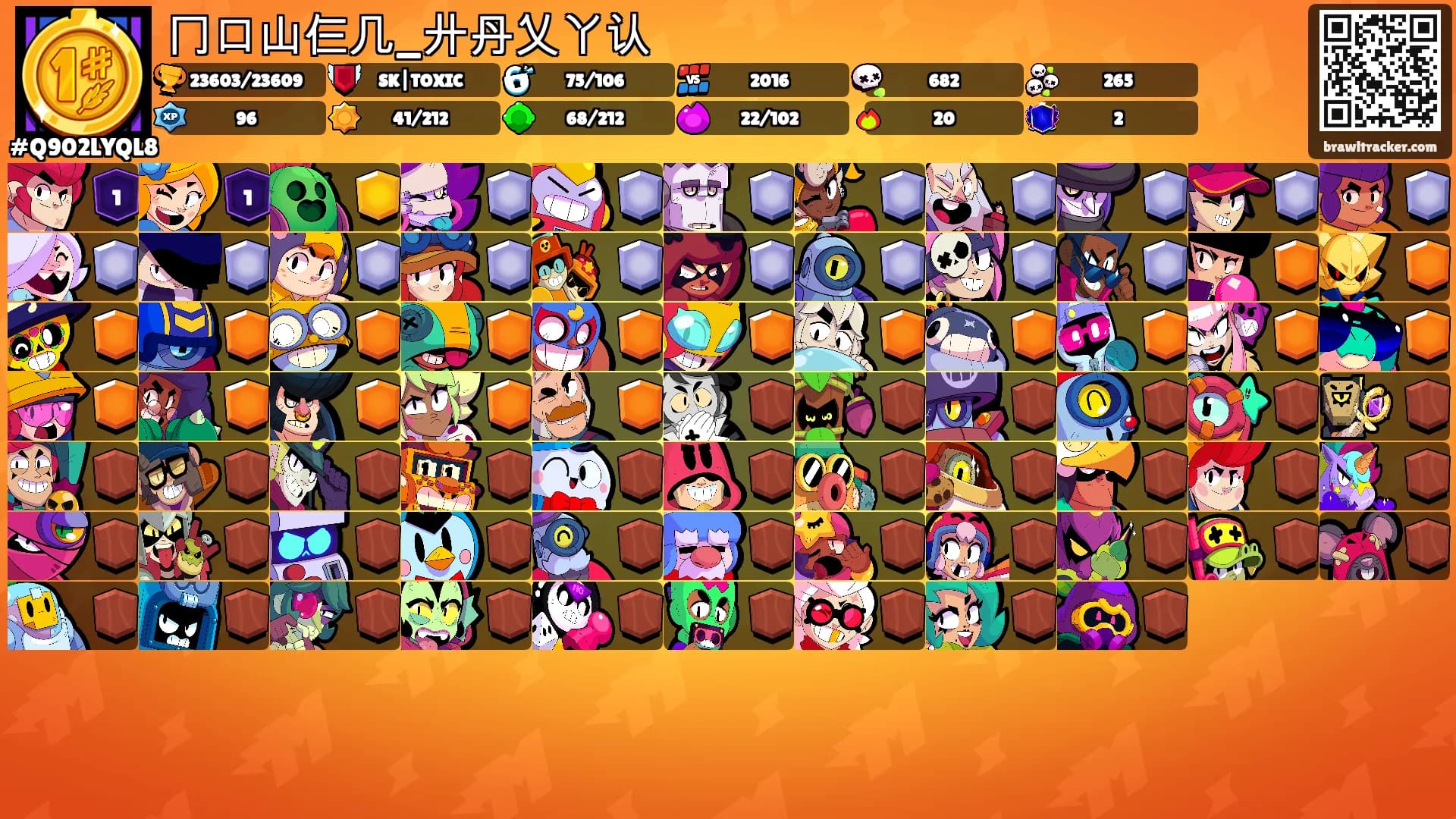 冂口山仨几_廾丹乂丫认's Ranks