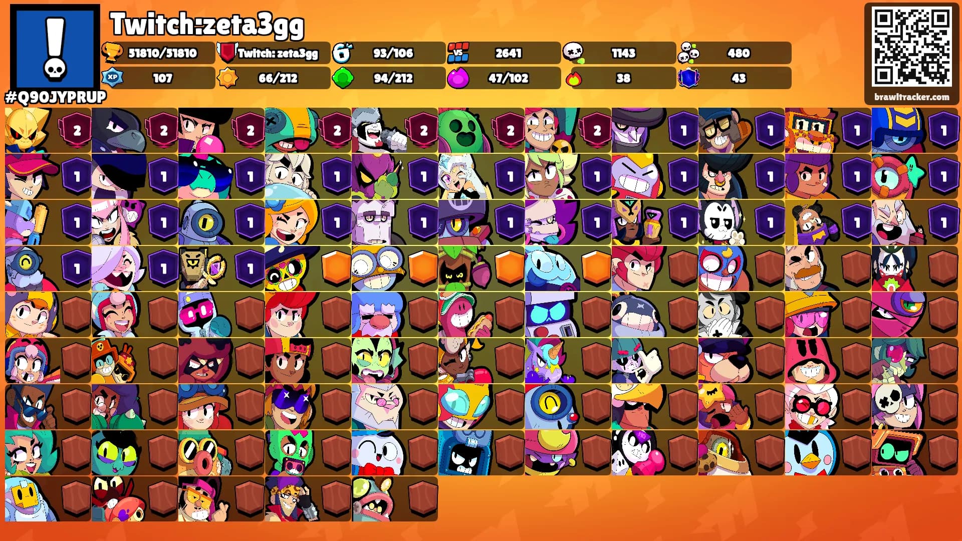 Twitch:zeta3gg's Ranks