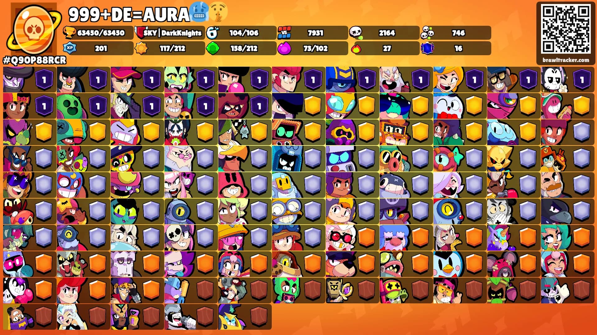 999+DE=AURA🥶🤫's Ranks