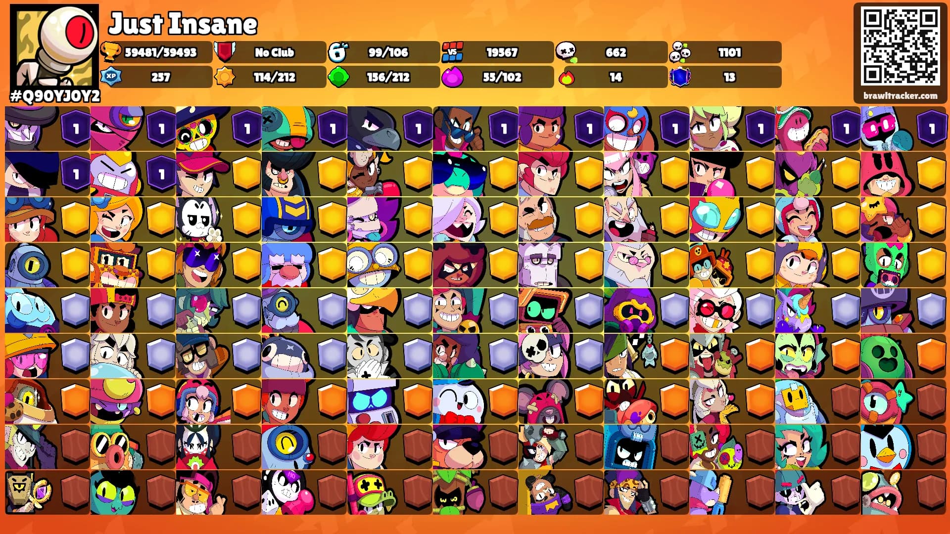 Just Insane's Ranks