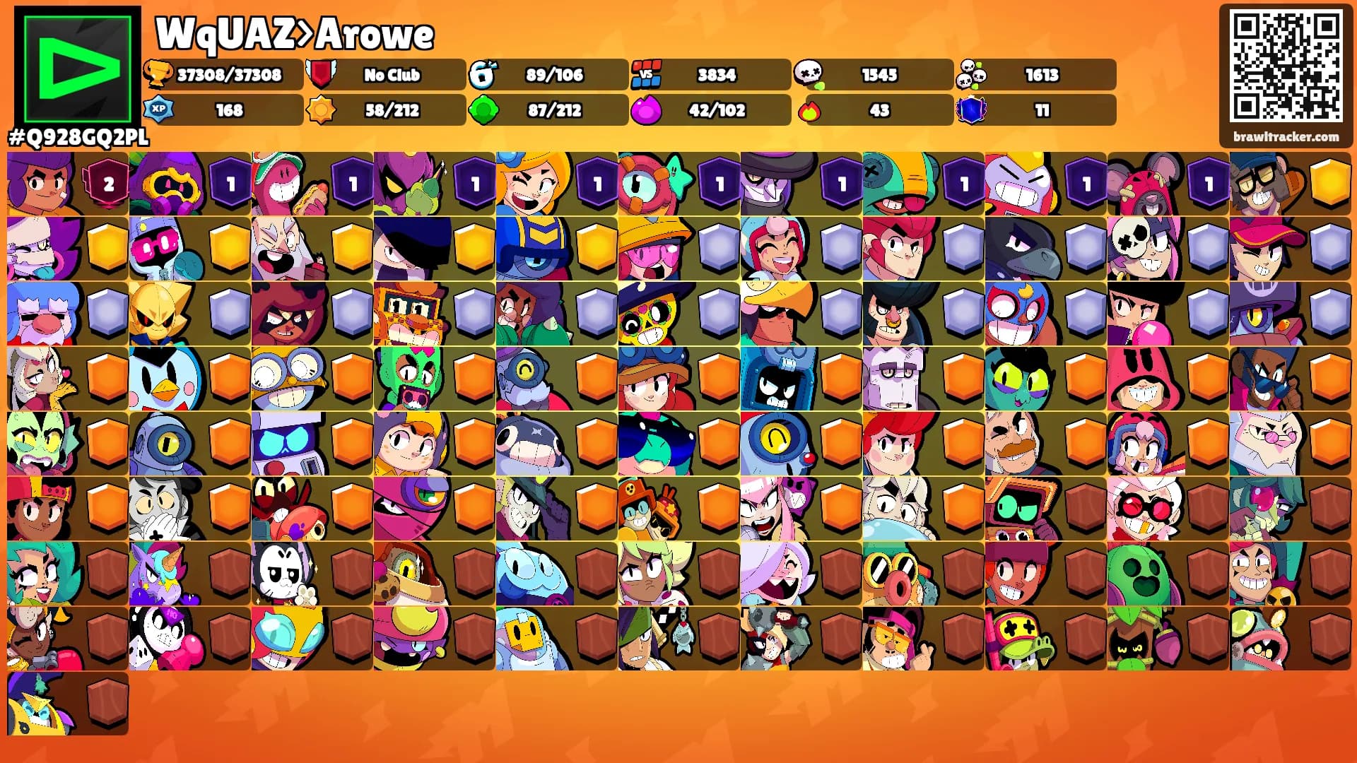 WqUAZ>Arowe's Ranks