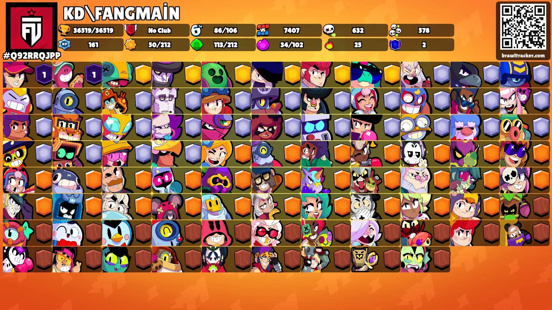 KD\FANGMAİN's Ranks