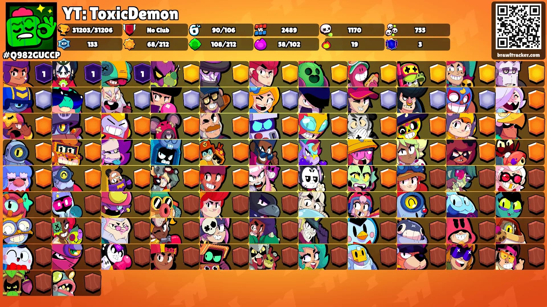 YT: ToxicDemon's Ranks