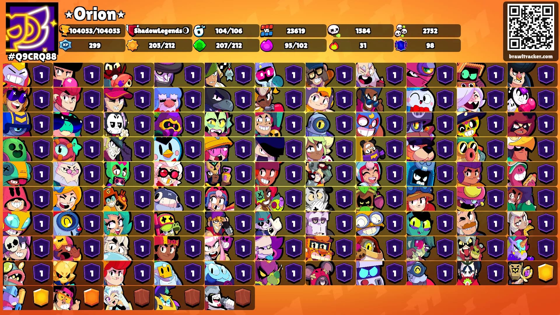 ٭Orion٭'s Ranks