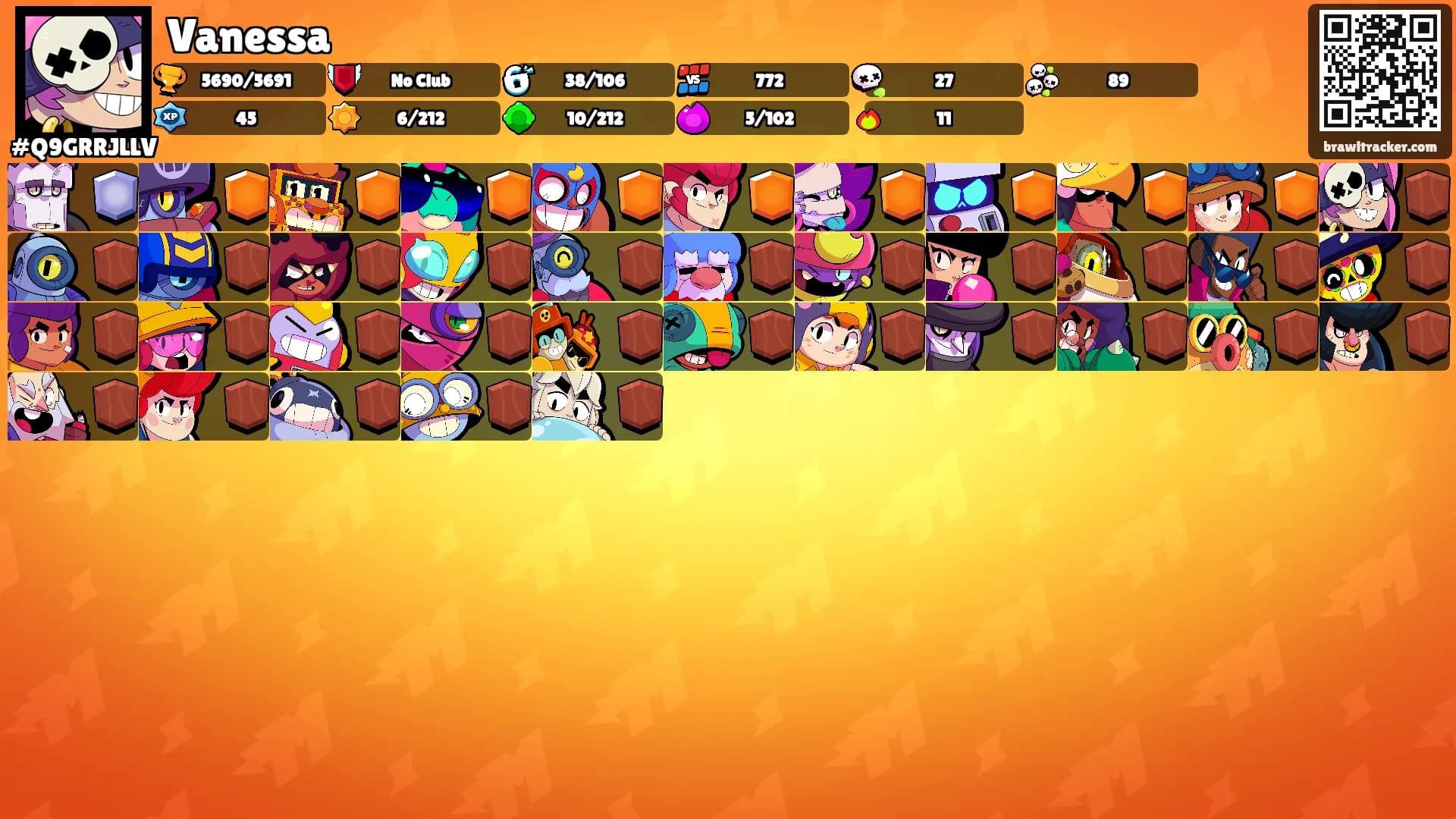 Vanessa's Ranks