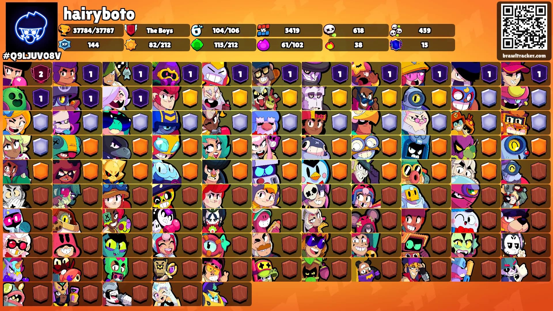 hairyboto's Ranks