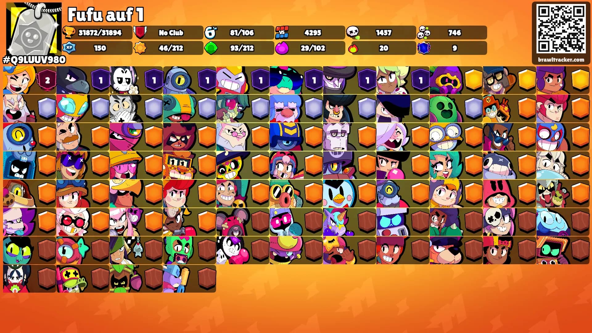 Fufu auf 1's Ranks