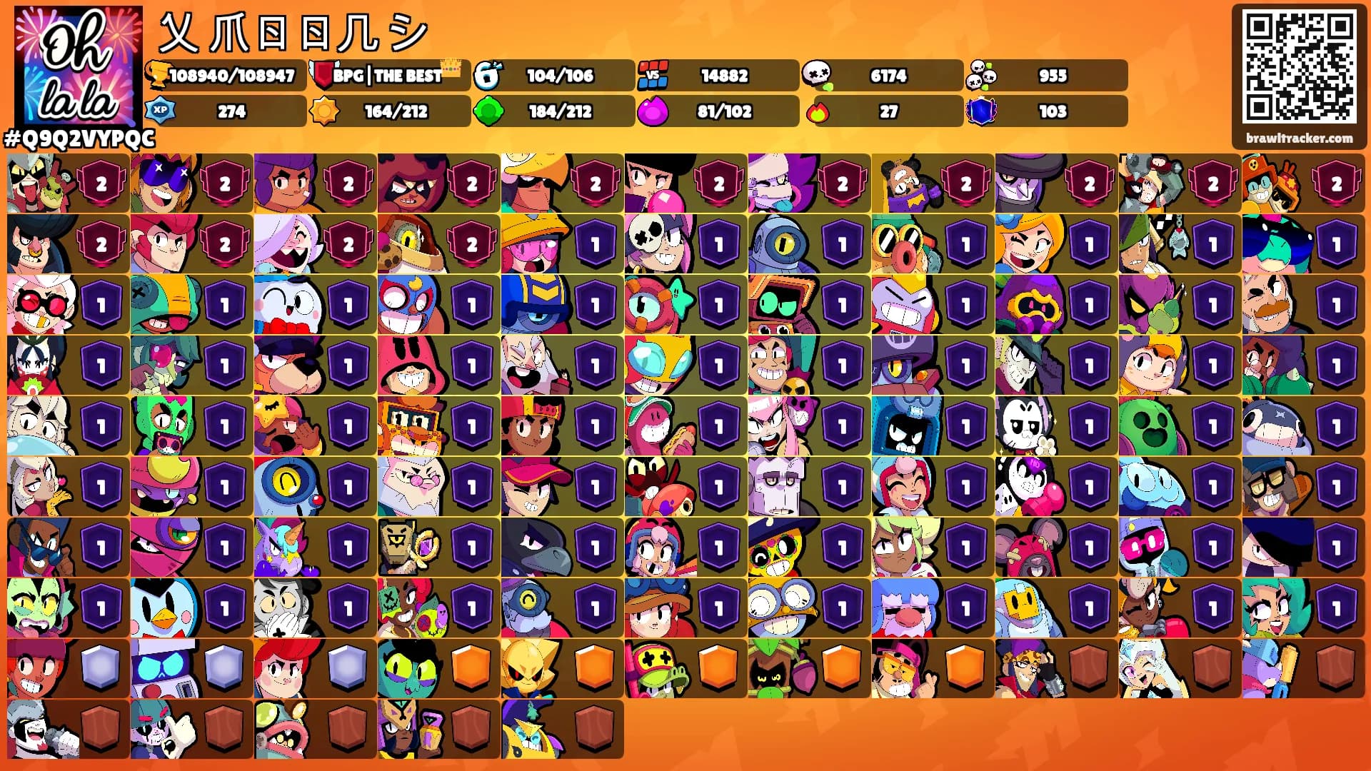 乂 爪ㄖㄖ几 シ's Ranks