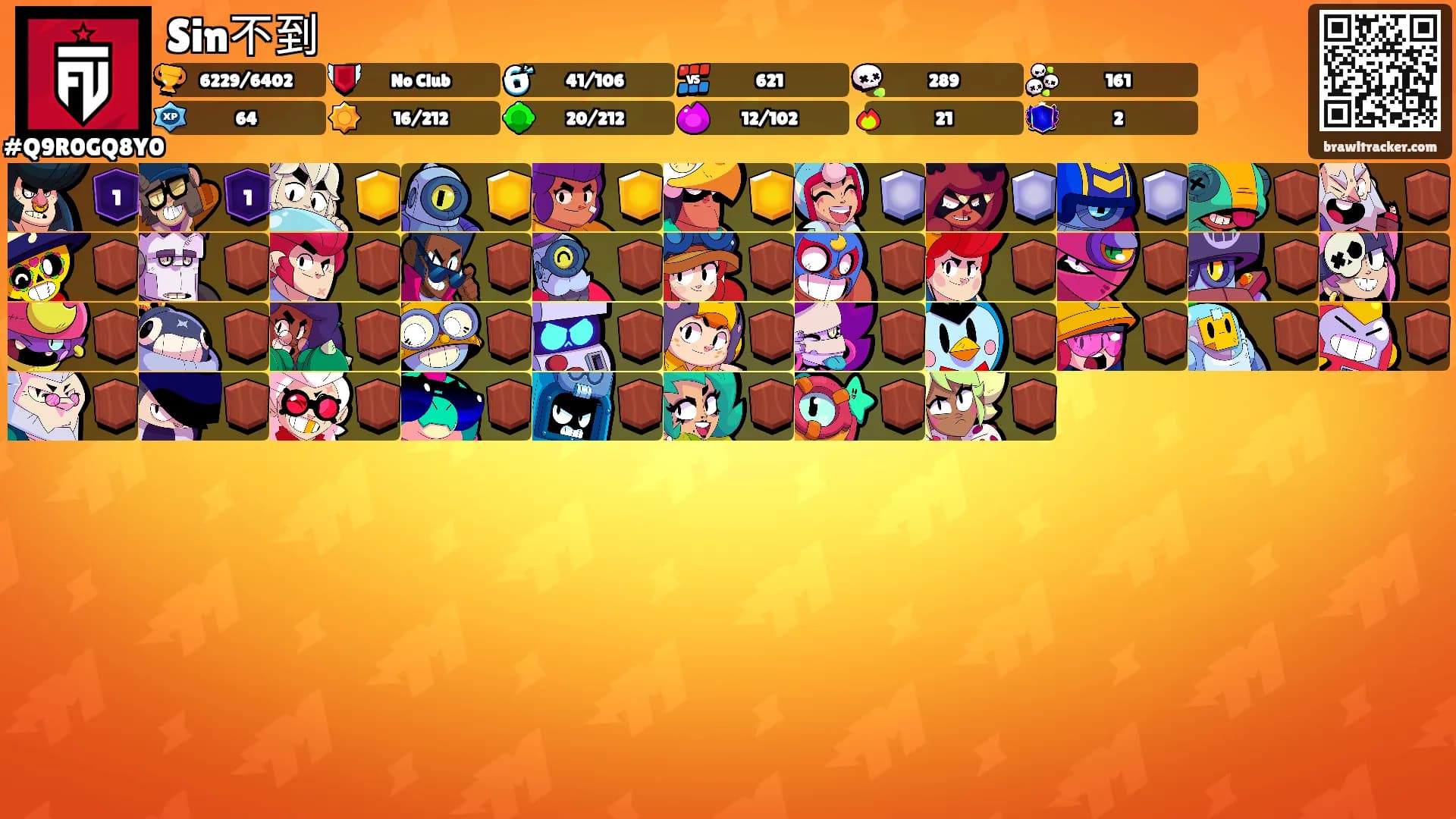 Sin不到's Ranks