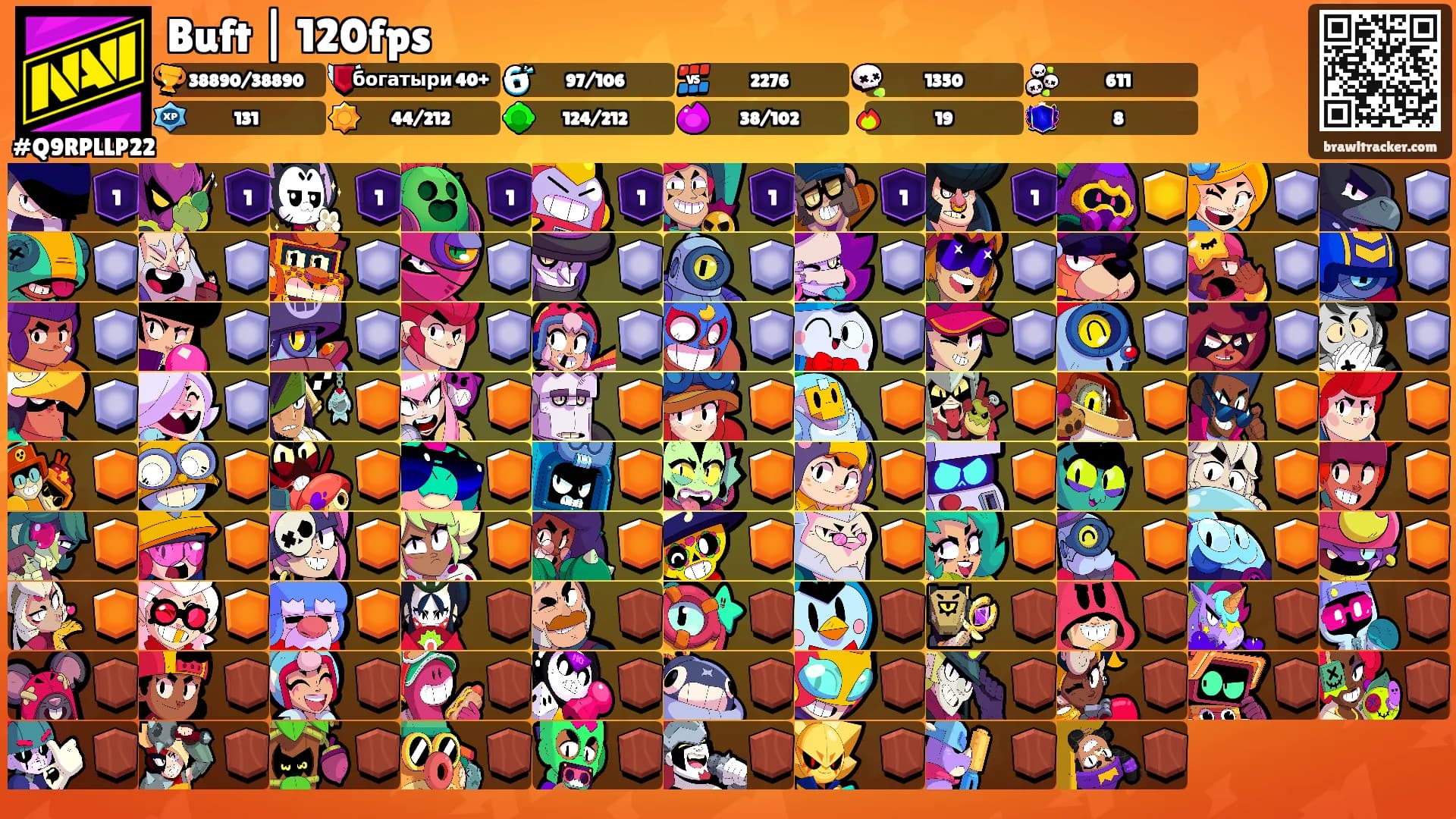 Buft | 120fps's Ranks
