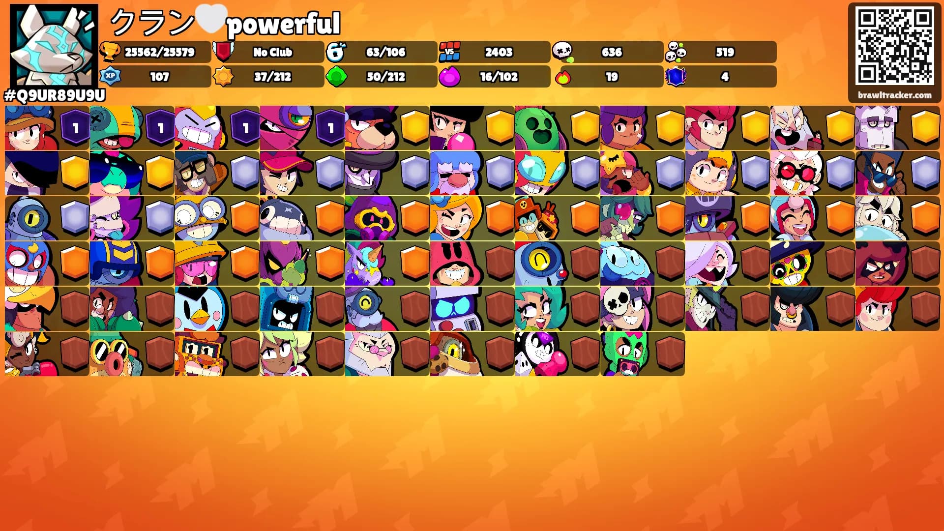 クラン🤍powerful⚡'s Ranks