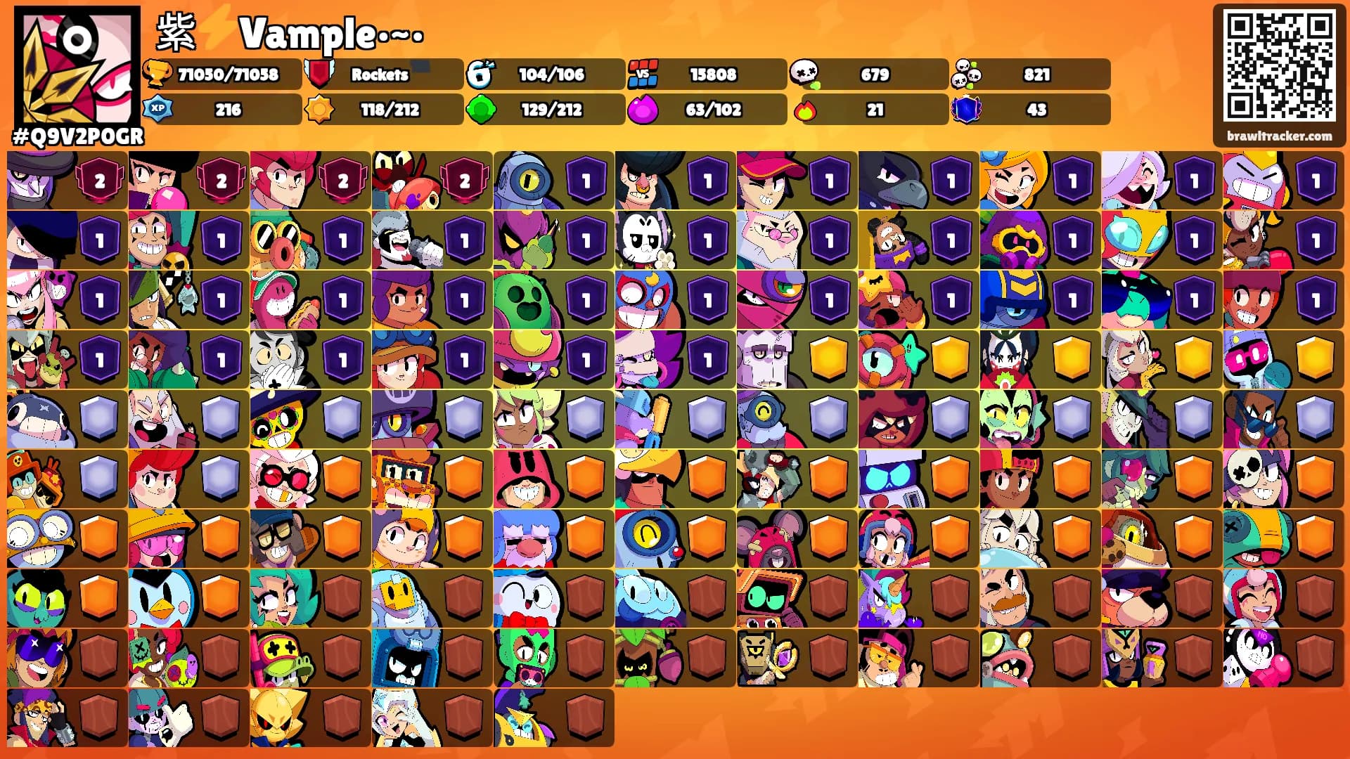 紫⚡️Vample•~•'s Ranks
