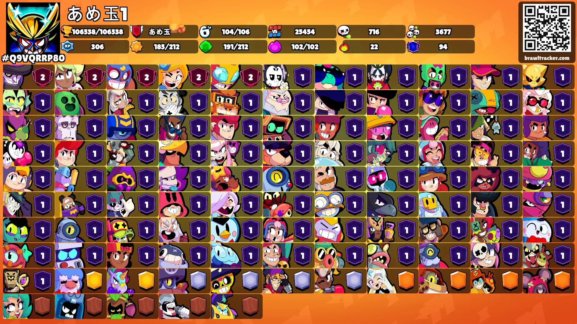 あめ玉1's Ranks