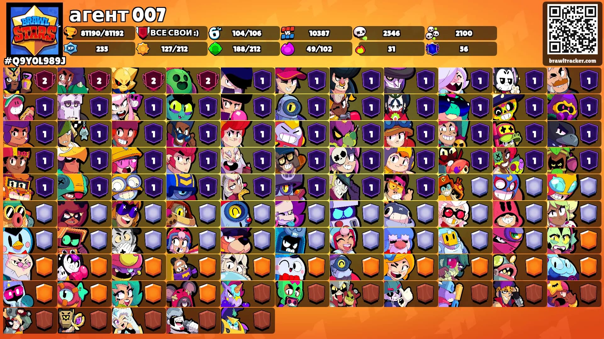 агент 007's Ranks