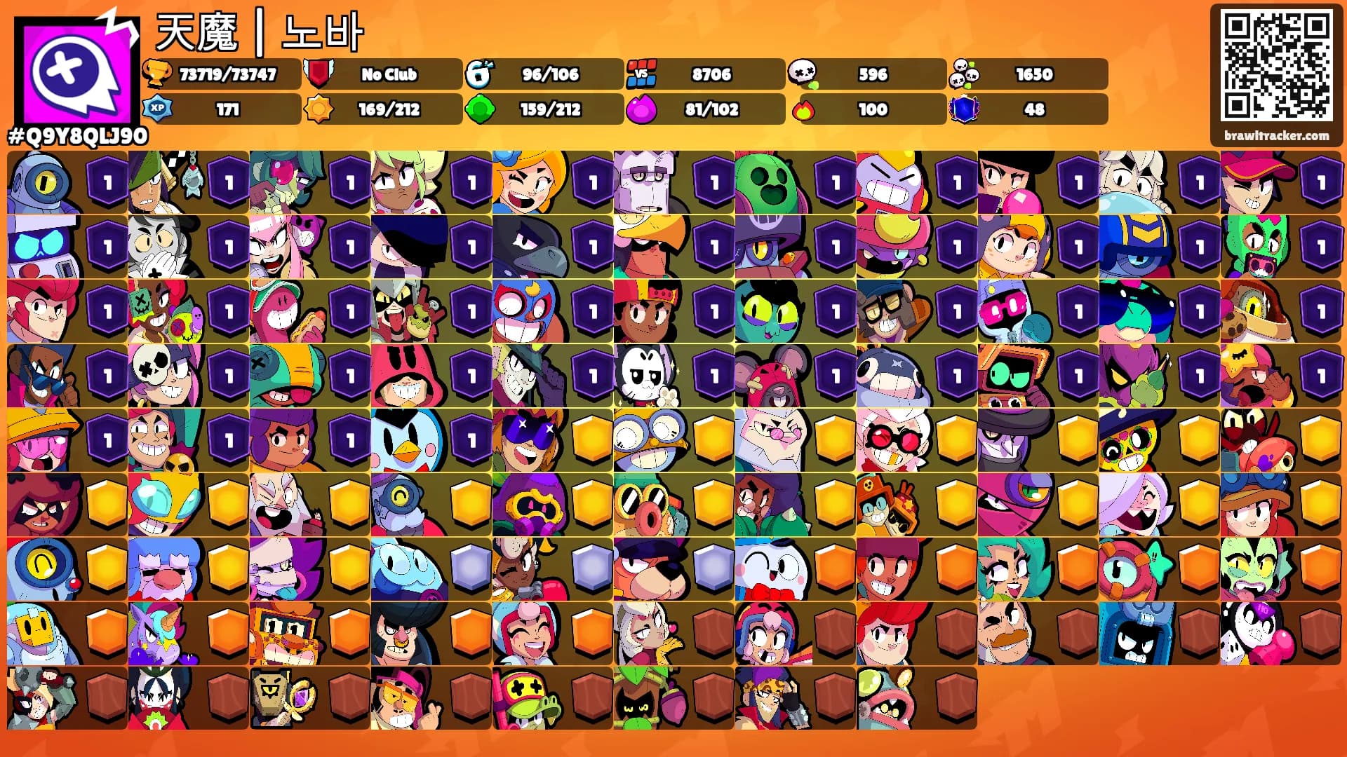 天魔 | 노바's Ranks