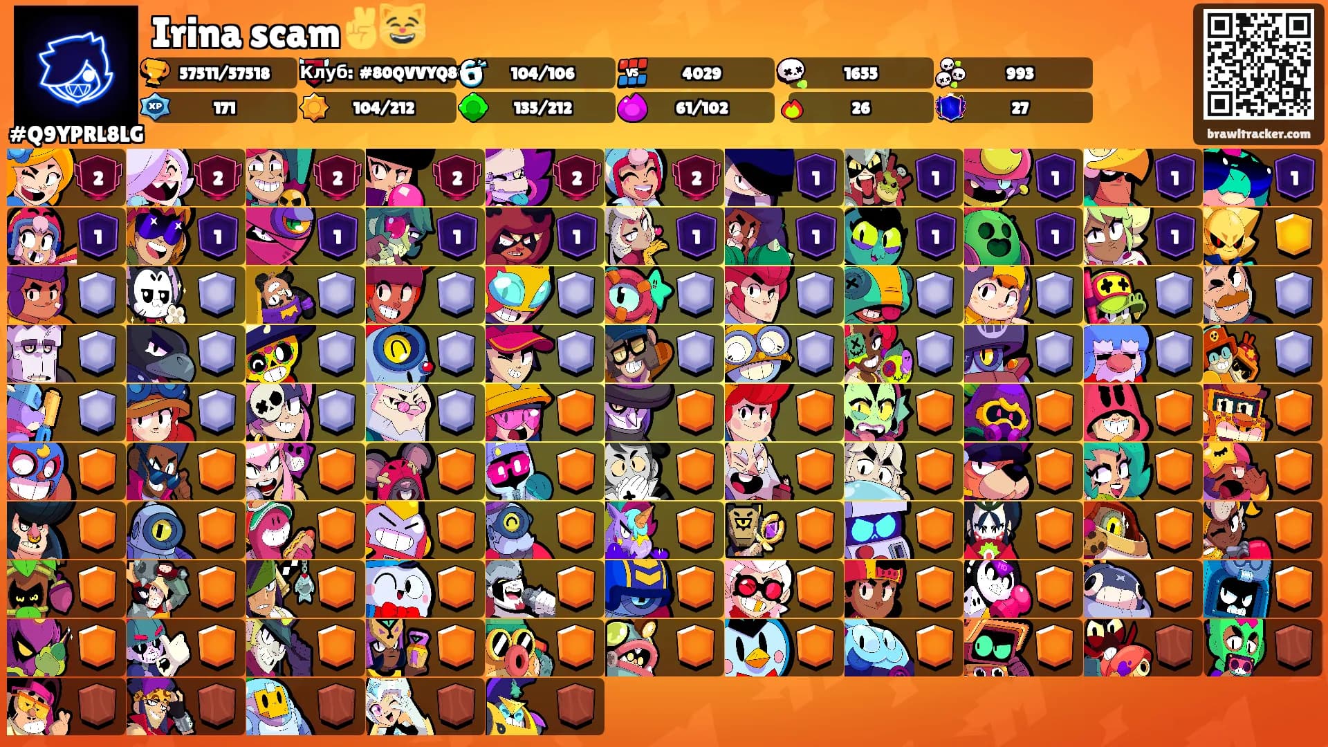 Irina scam✌️😸's Ranks
