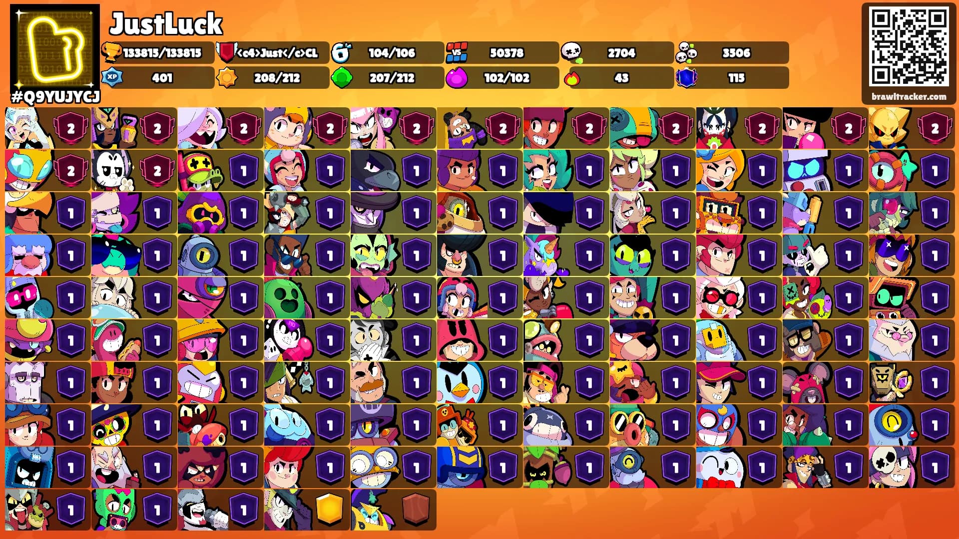 JustLuck's Ranks