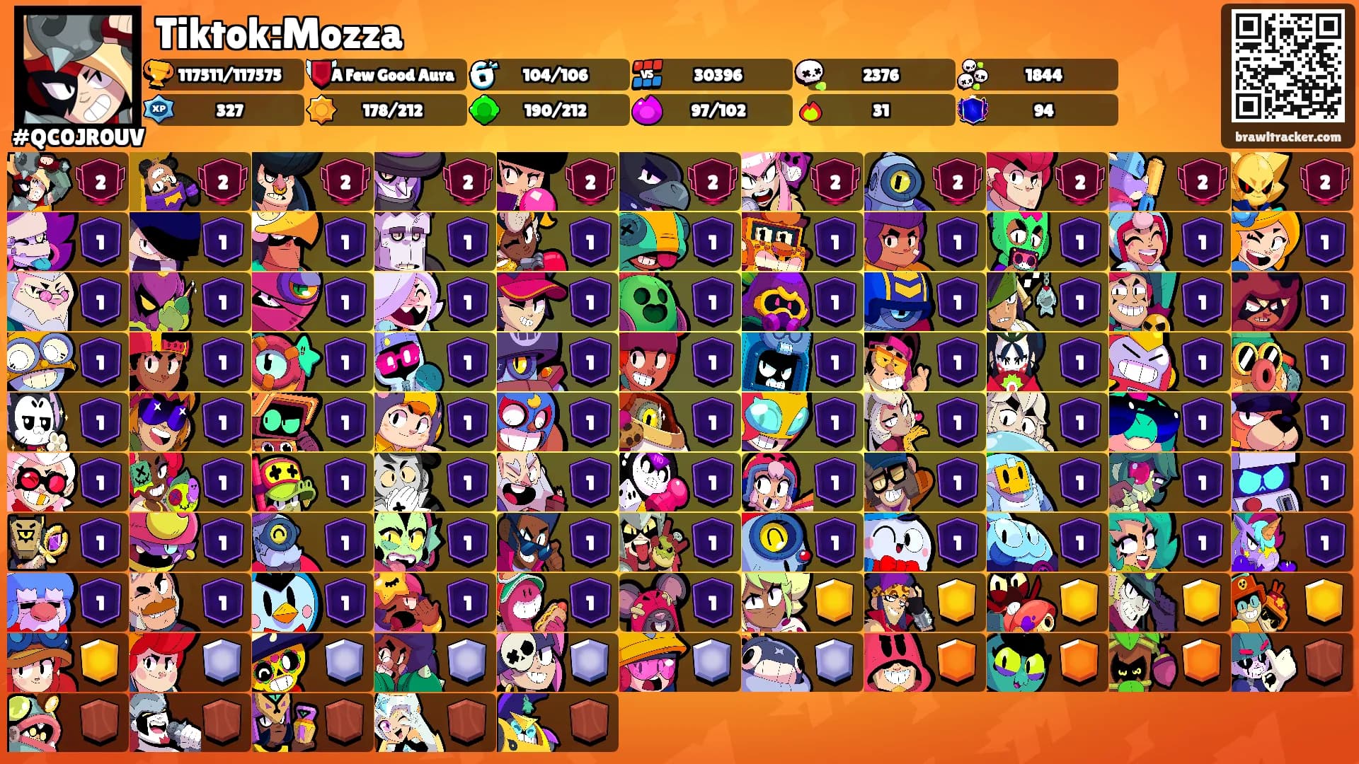 Tiktok:Mozza's Ranks