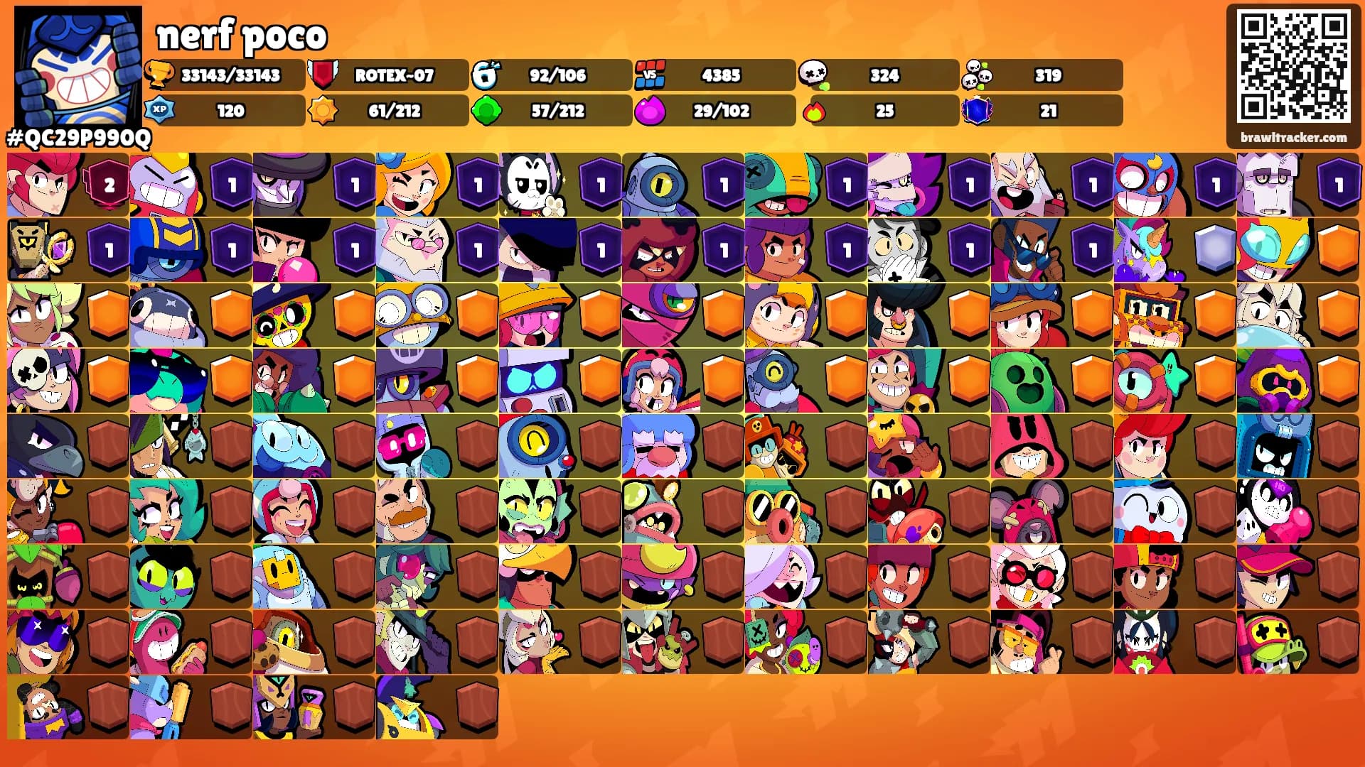 nerf poco's Ranks