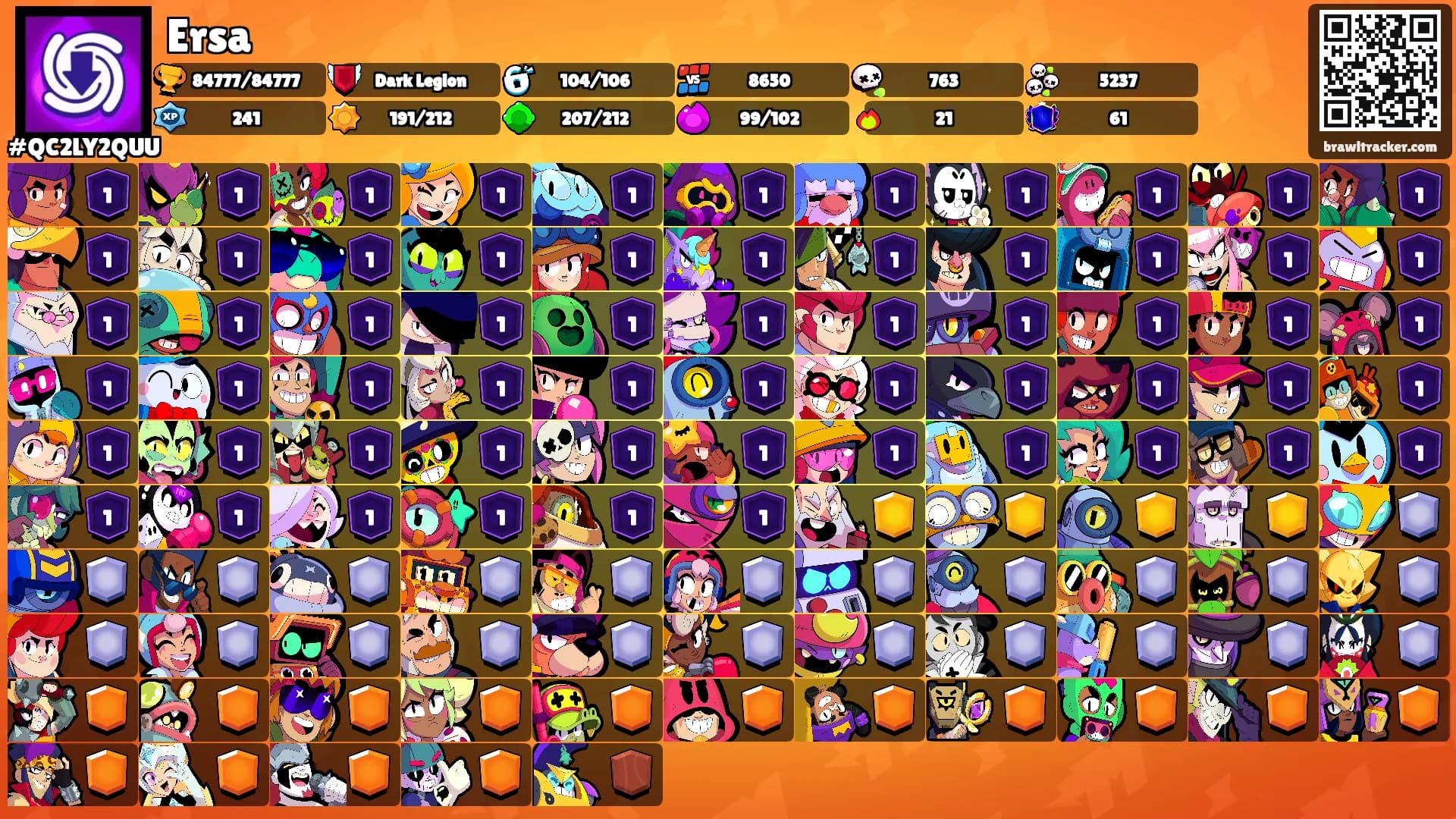 Ersa's Ranks