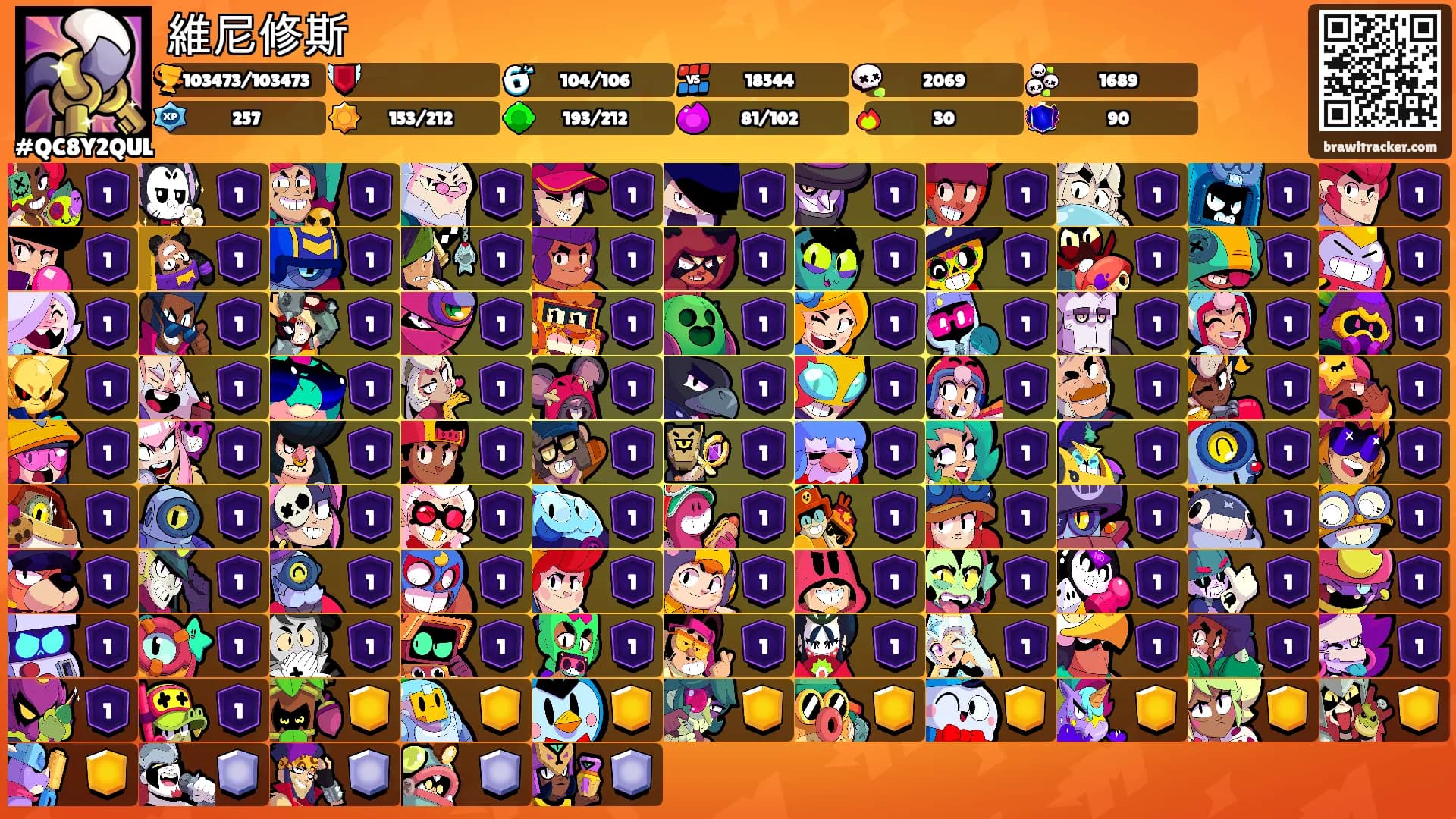 維尼修斯's Ranks