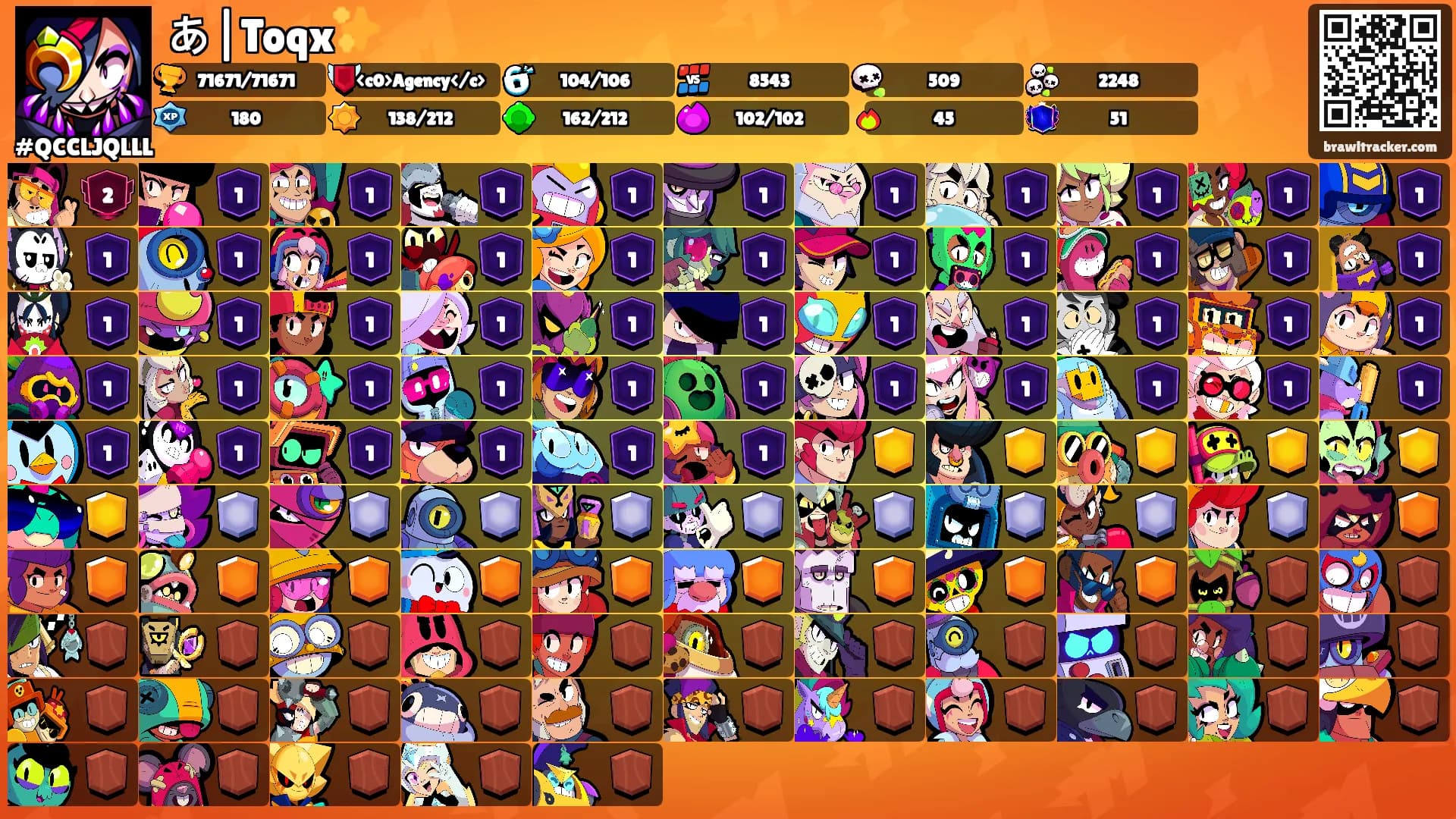 あ|Toqx✨'s Ranks