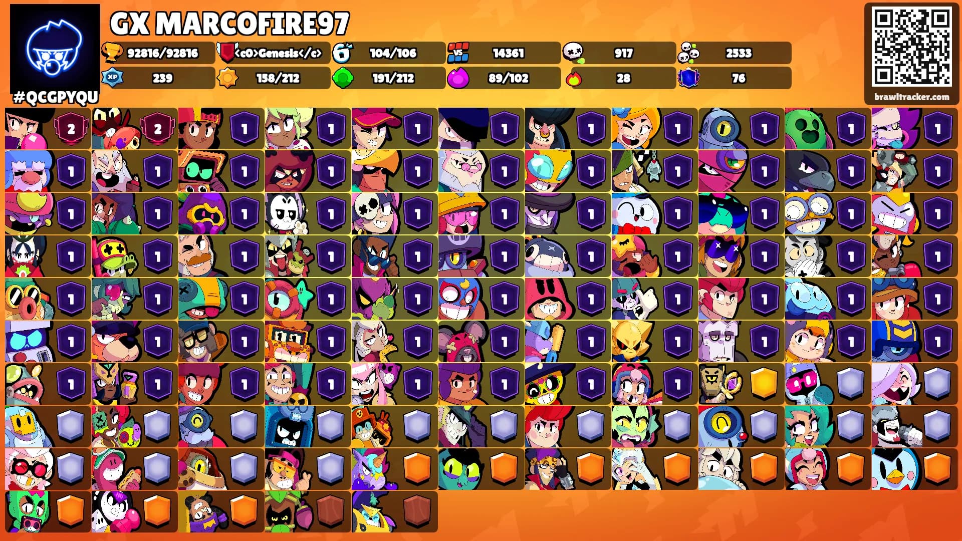 GX MARCOFIRE97's Ranks