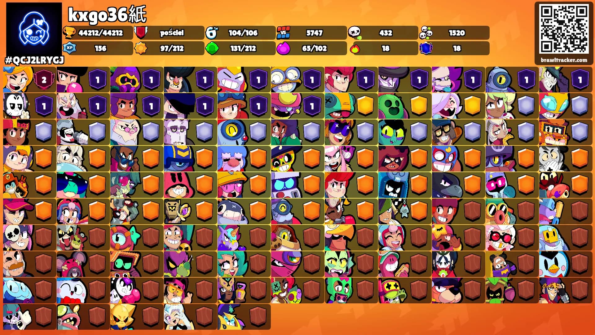 kxgo36紙's Ranks