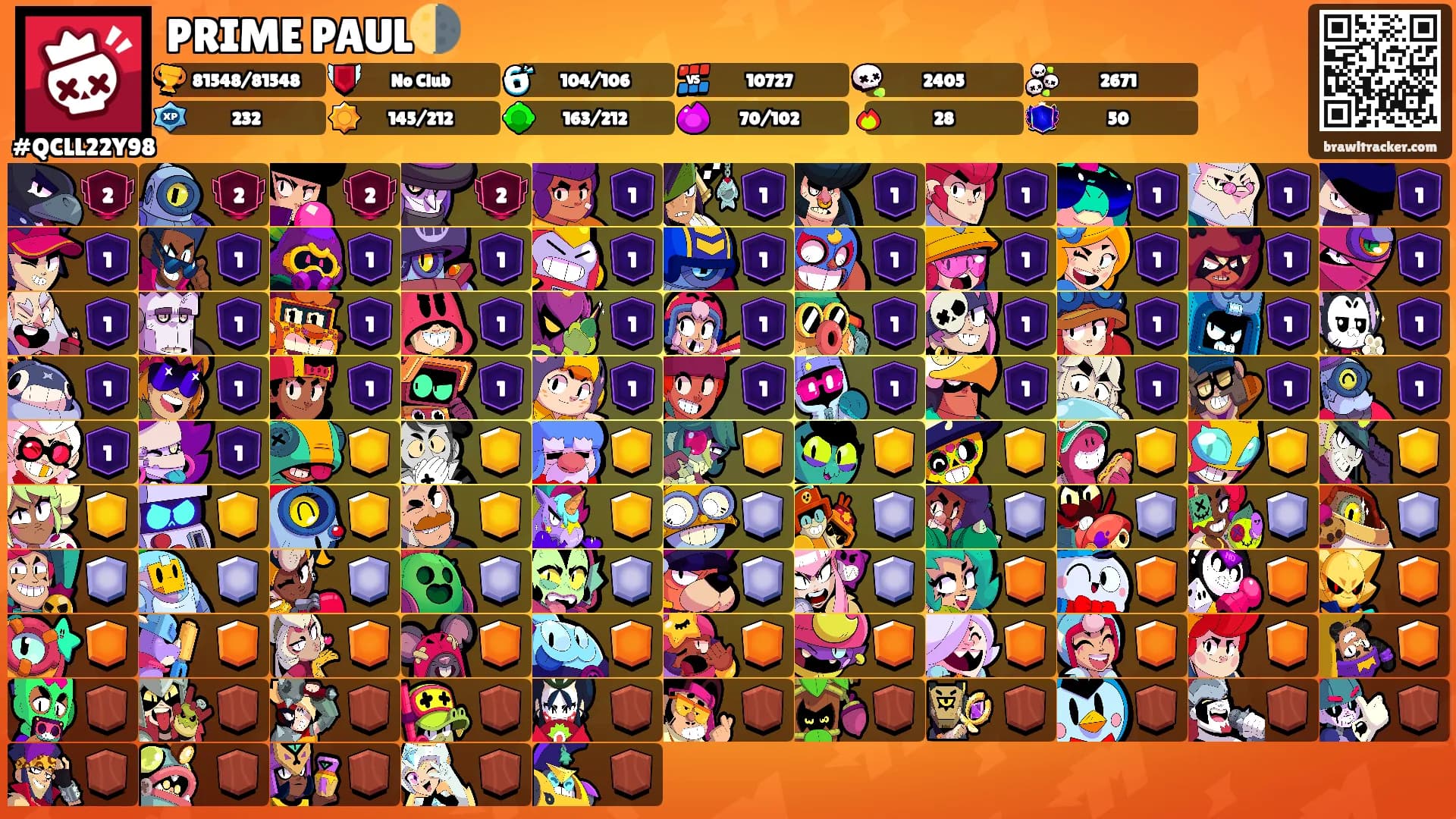 PRIME PAUL🌗's Ranks