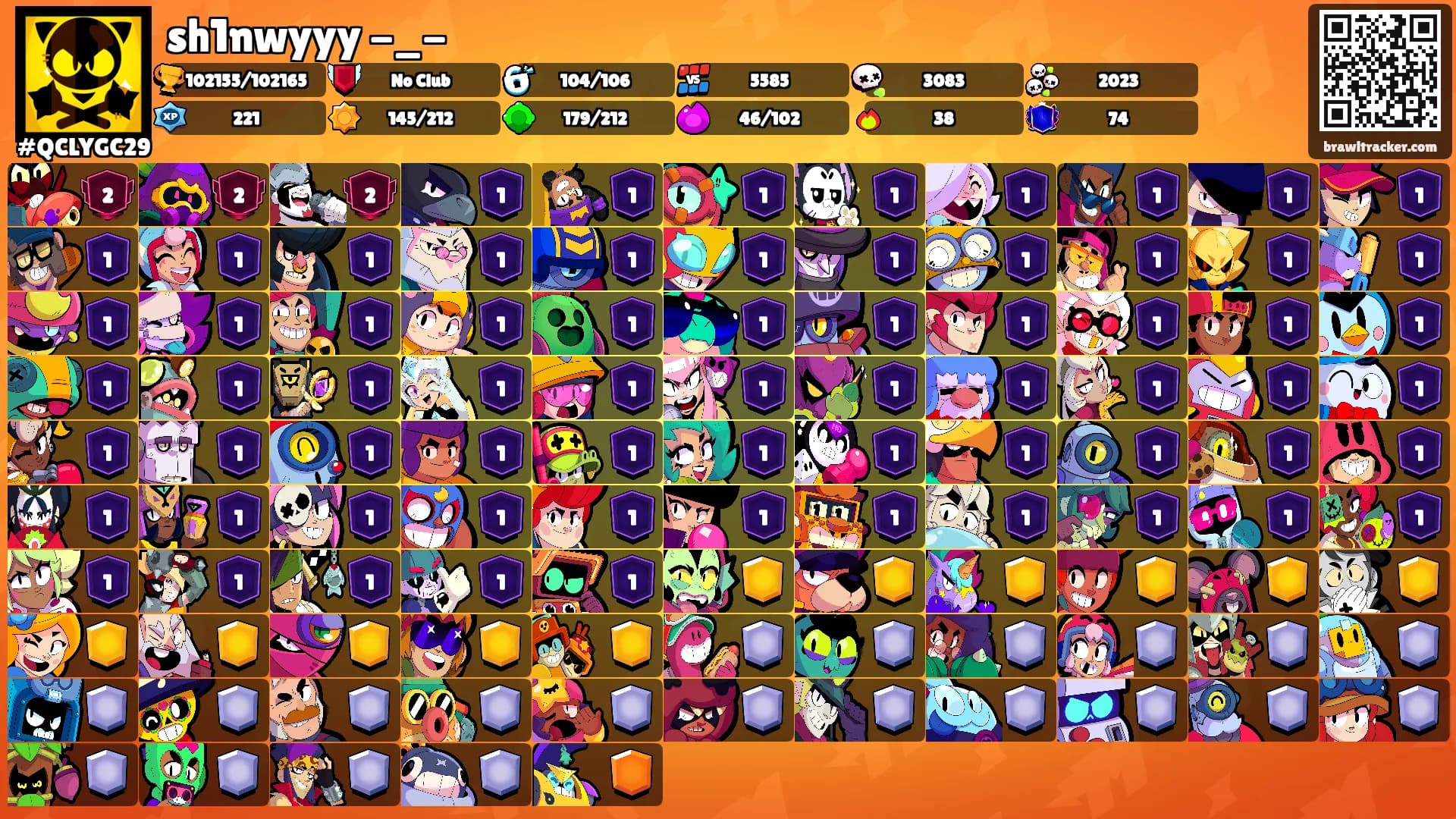 sh1nwyyy -_-'s Ranks