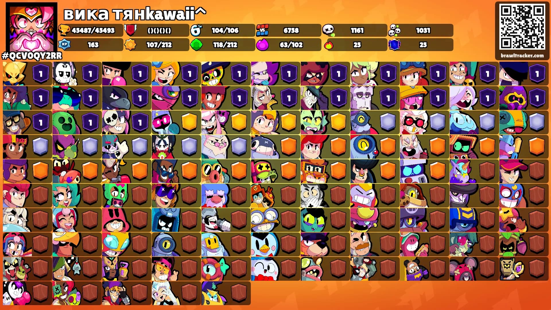 вика тянkawaii^'s Ranks