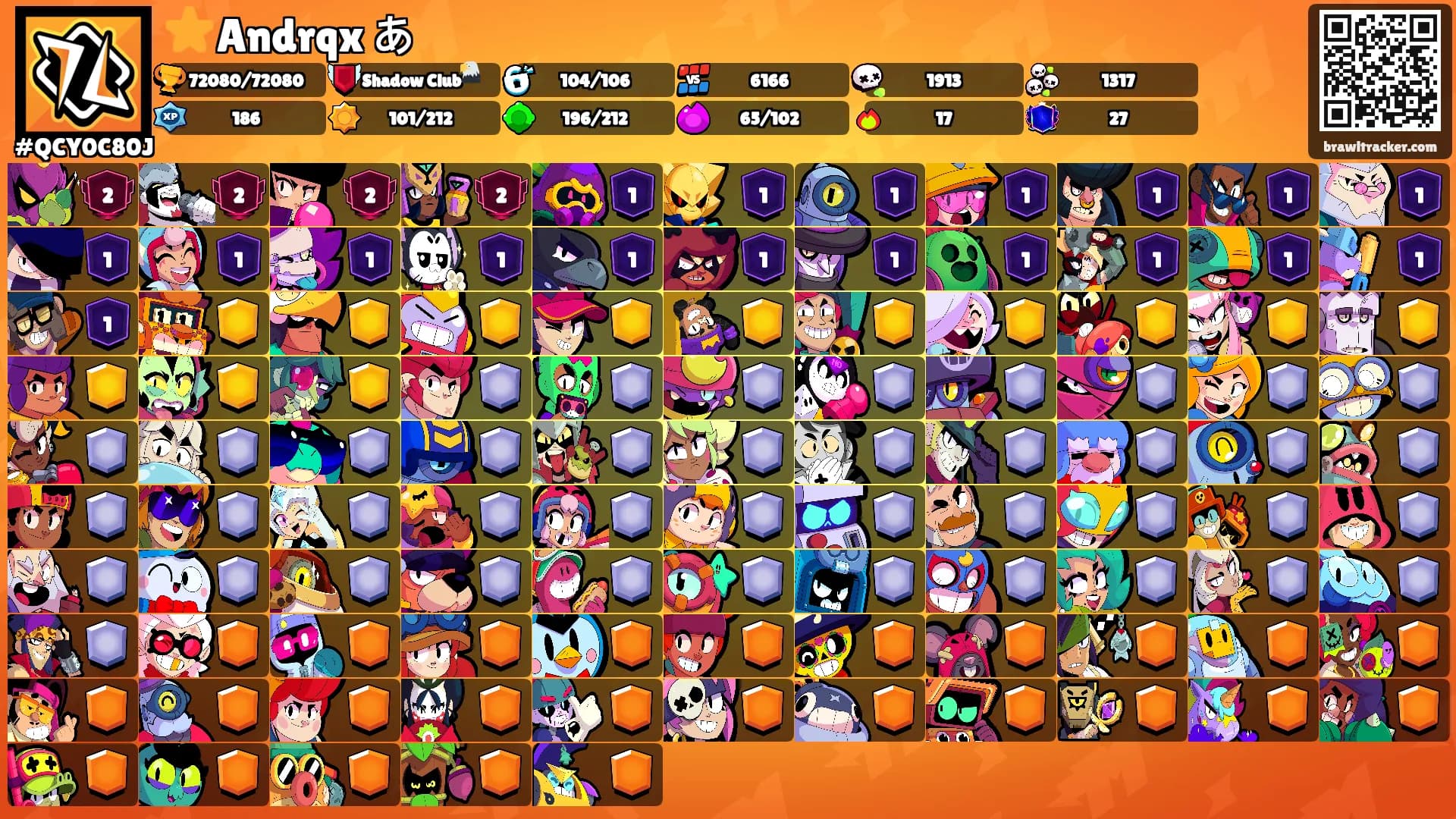 ⭐️ Andrqx あ's Ranks