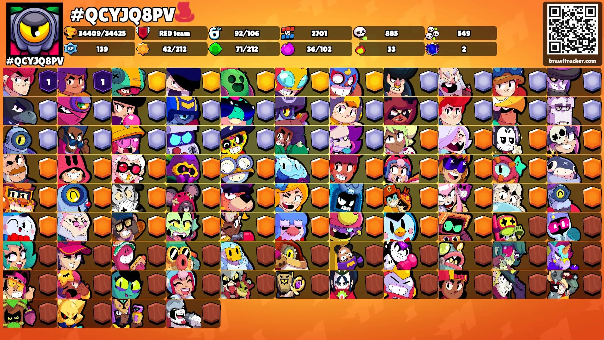 #QCYJQ8PV♨️'s Ranks