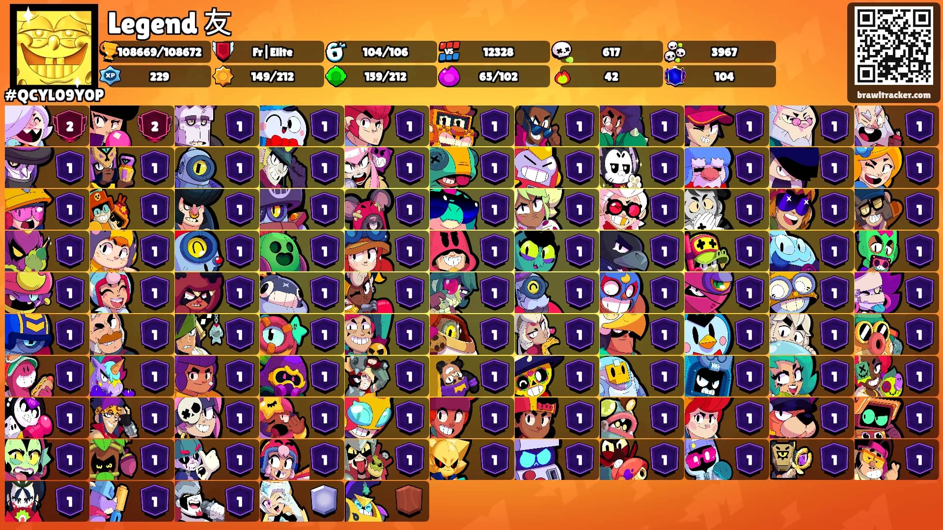 Legend 友's Ranks