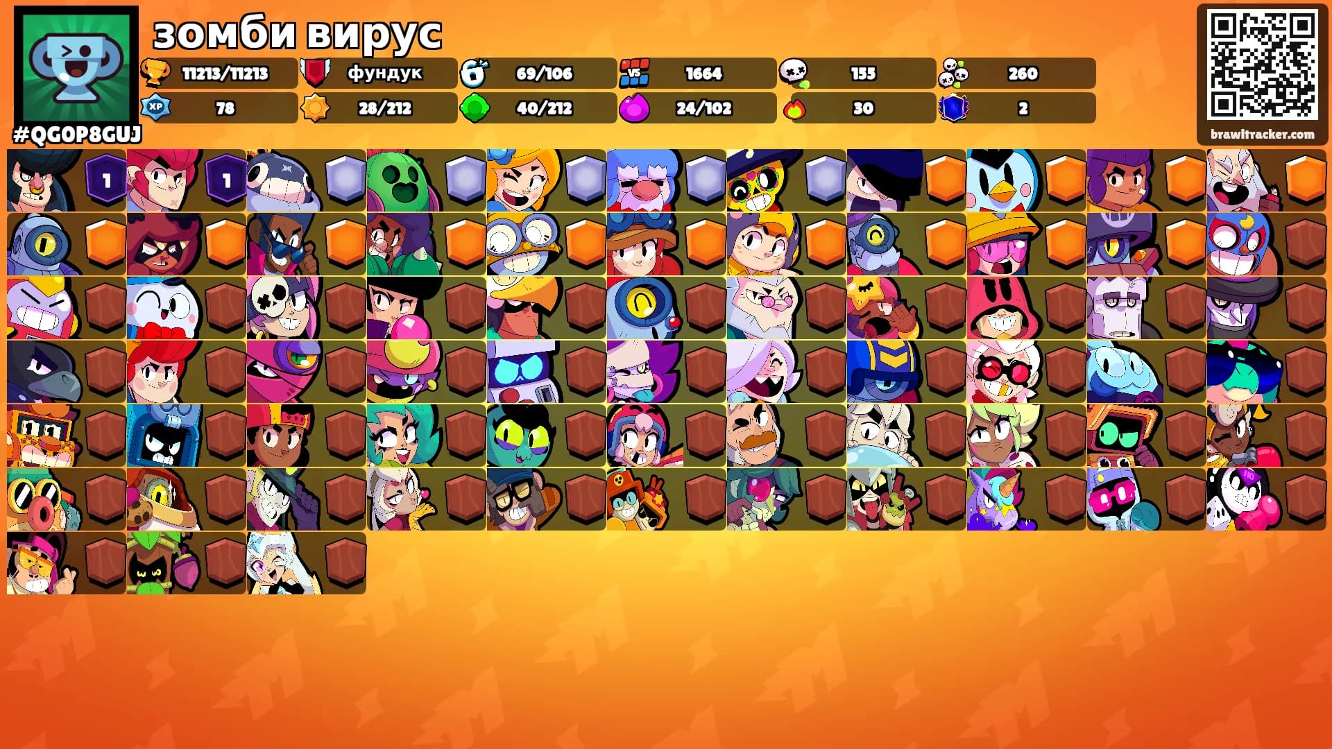 зомби вирус's Ranks