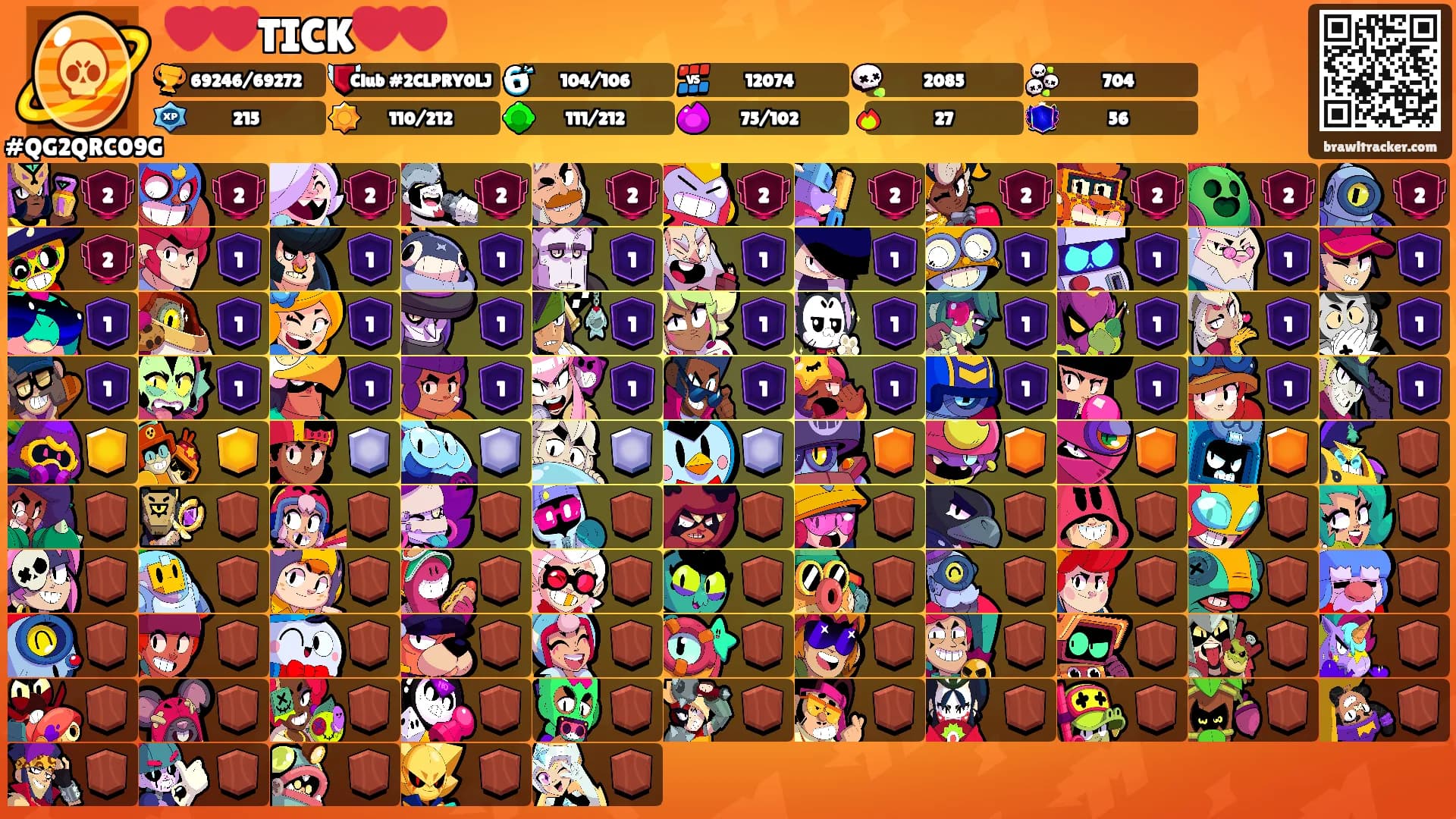 ❤️❤️TICK❤️❤️'s Ranks