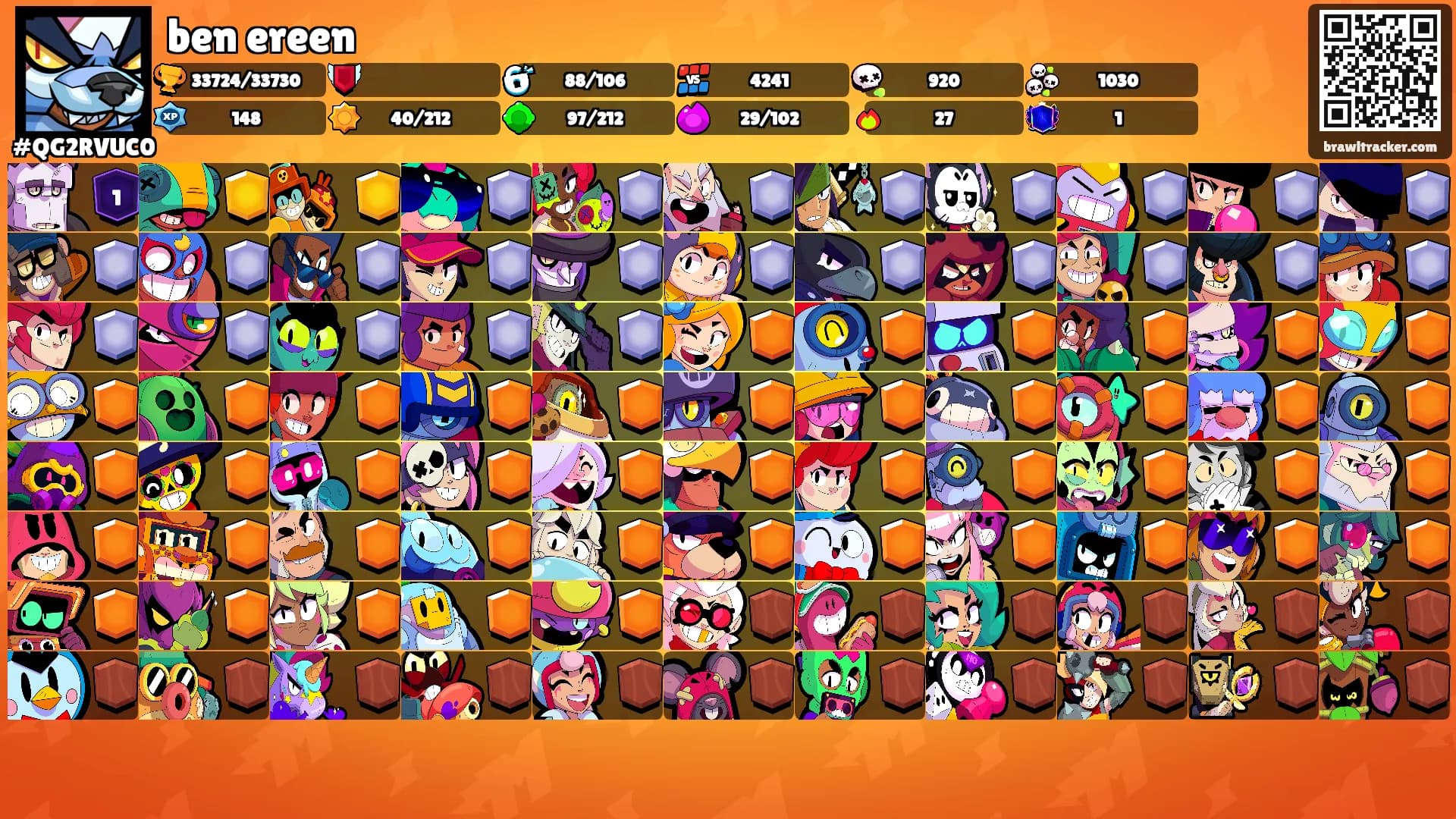 ben ereen's Ranks