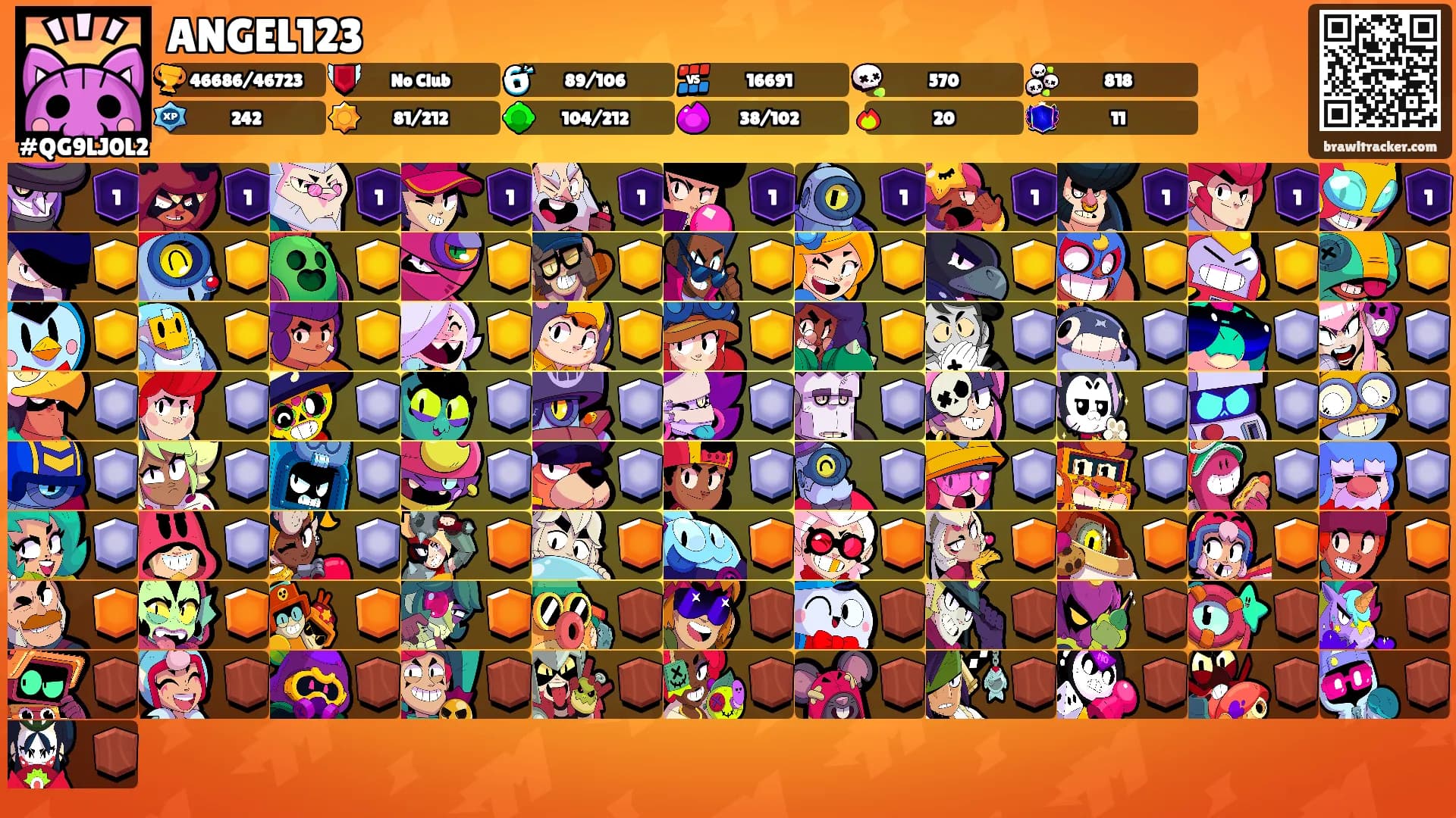 ANGEL123's Ranks