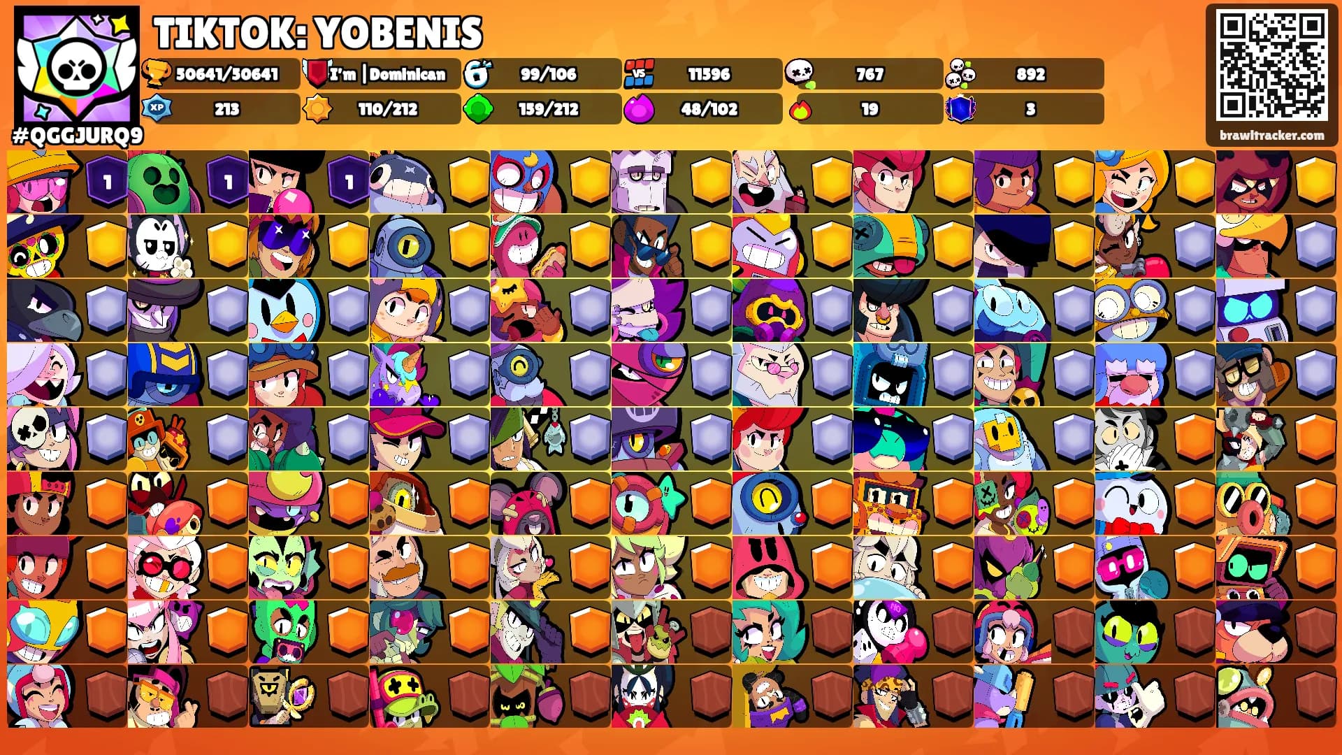 TIKTOK: YOBENIS's Ranks