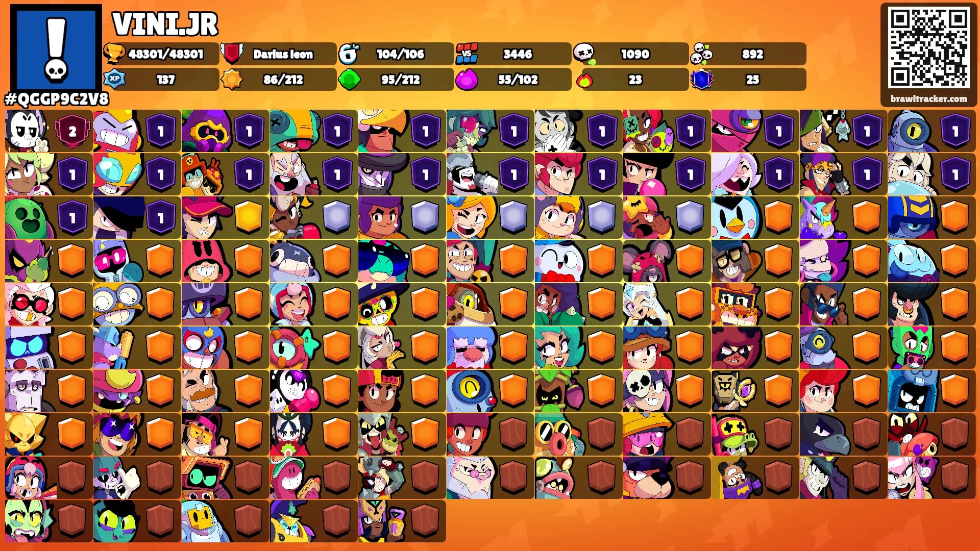 VINI.JR's Ranks