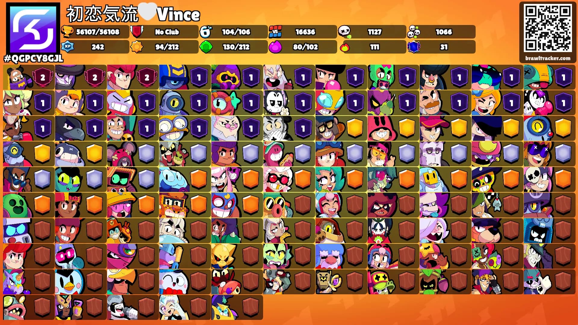 初恋気流🤍Vince's Ranks