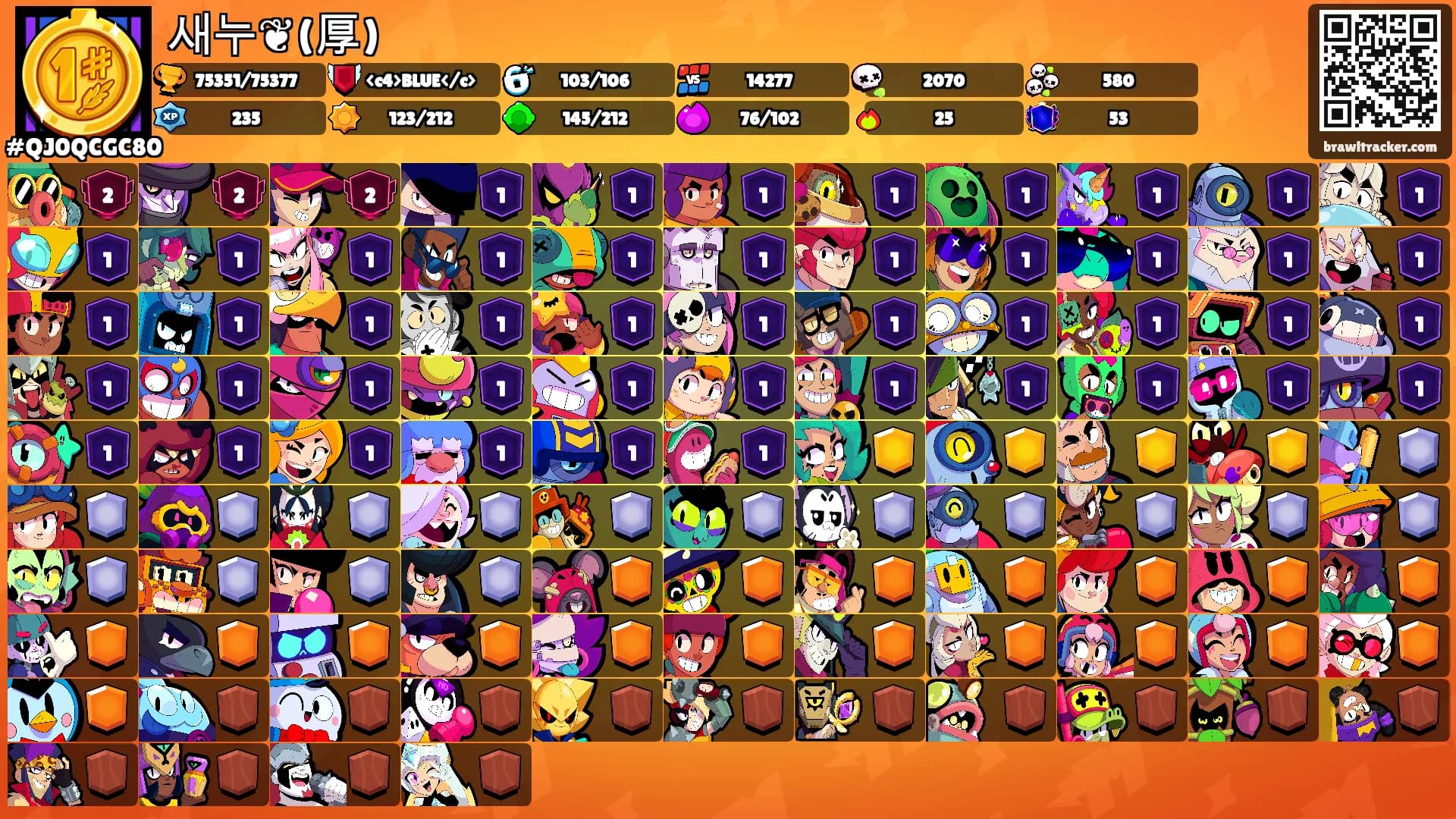 새누❦(厚)'s Ranks