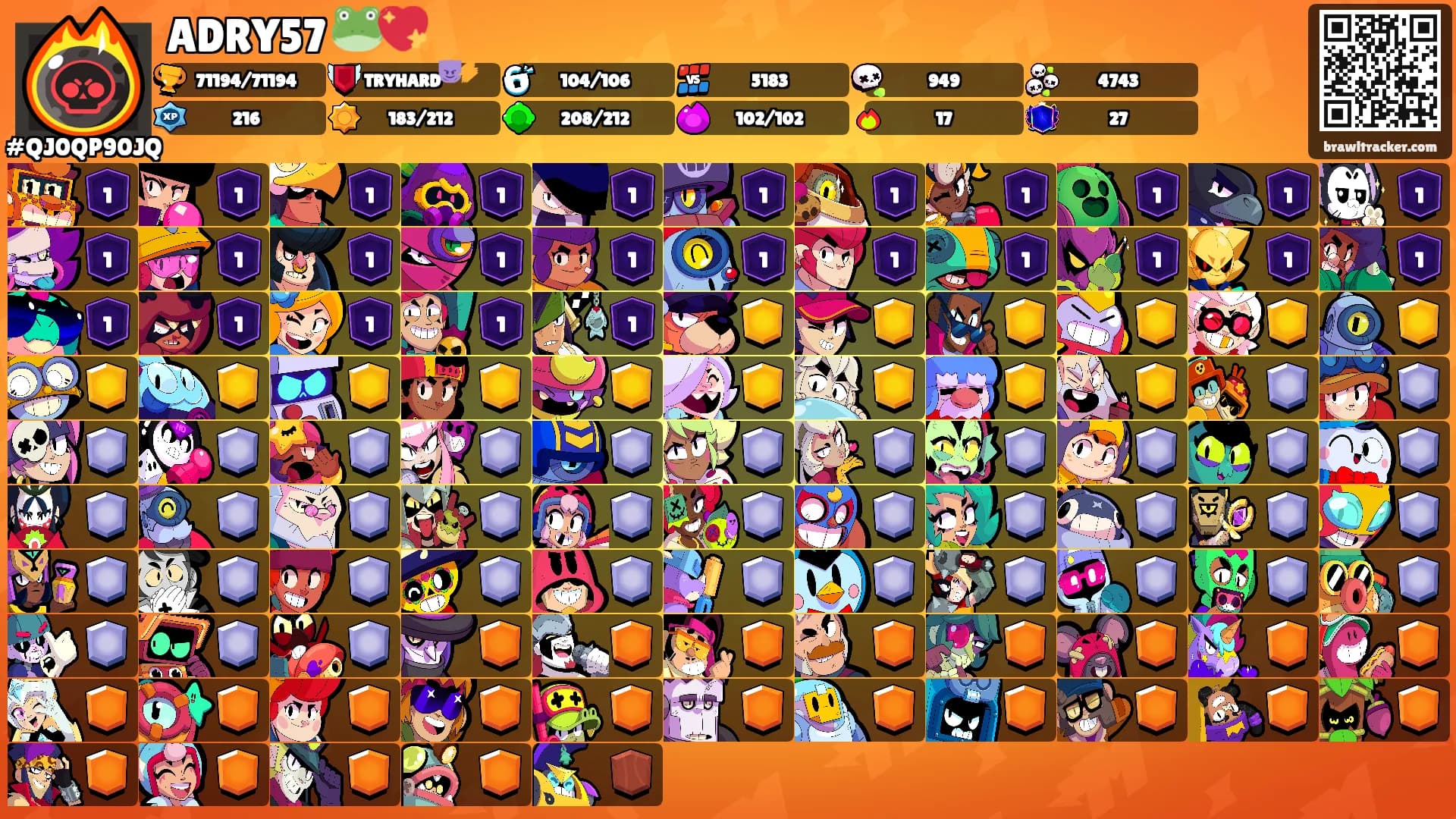 ADRY57 🐸💖's Ranks