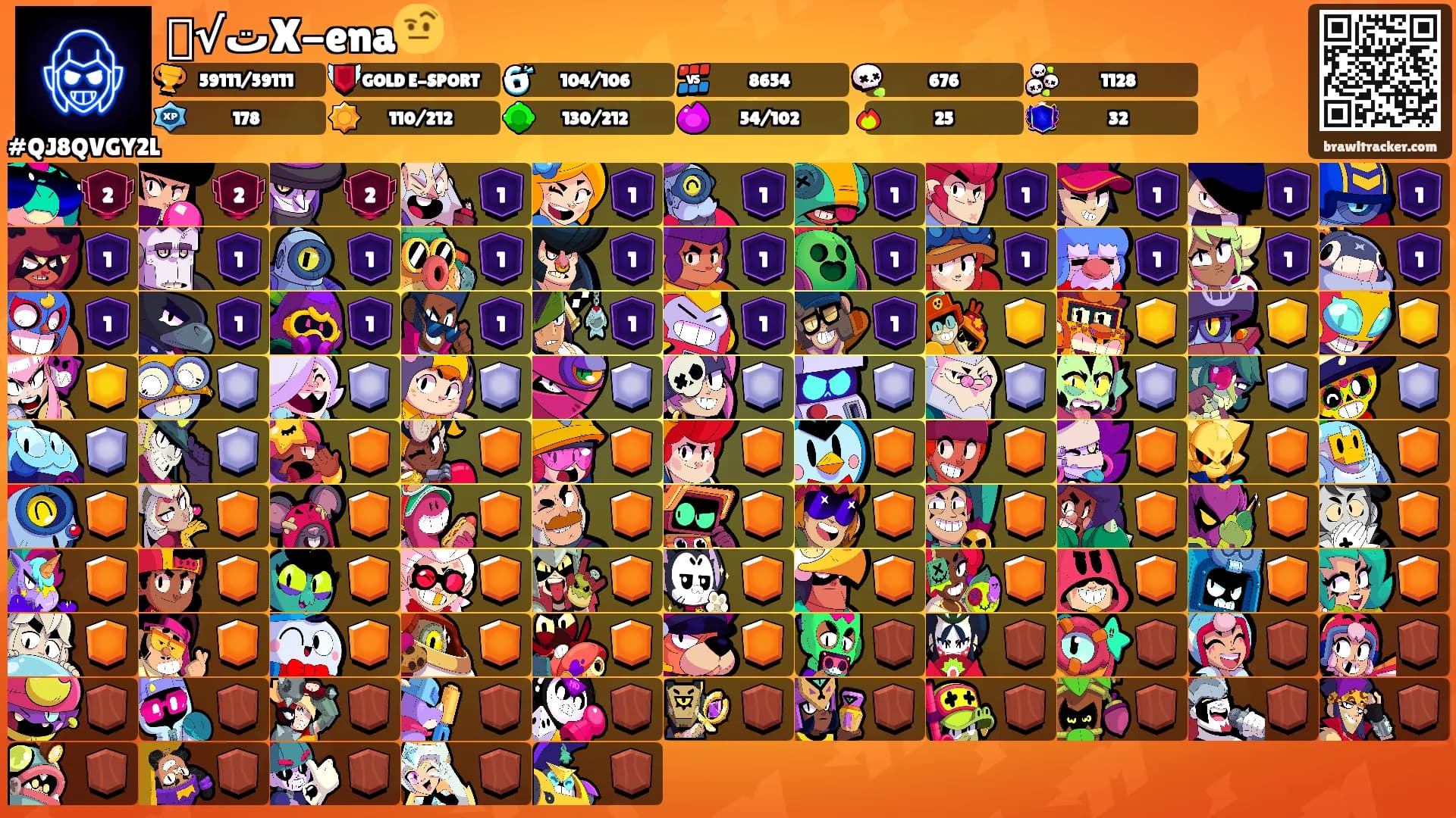 ت√﷼X-ena🤨's Ranks