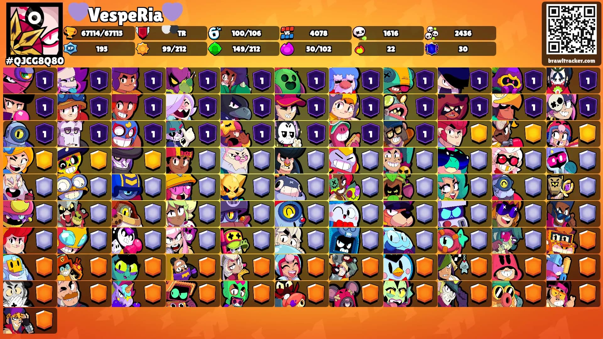 💜VespeRia💜's Ranks