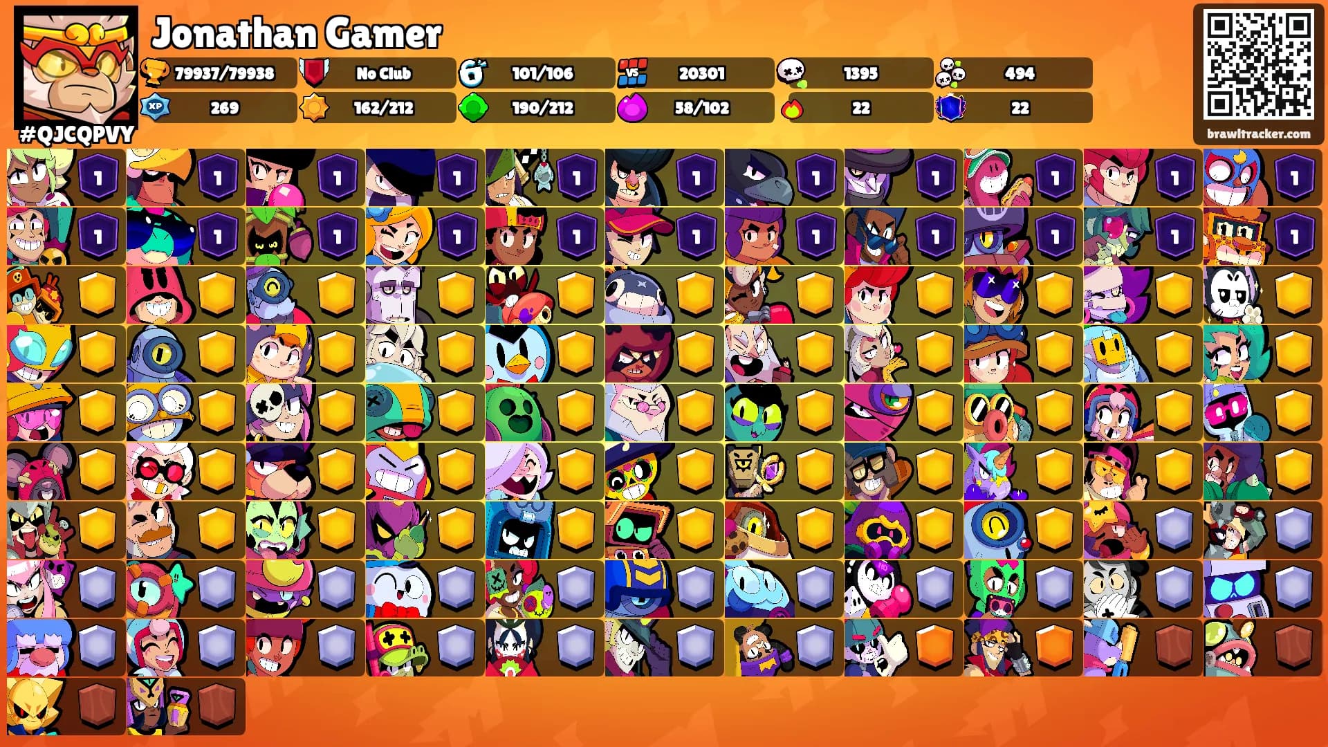 Jonathan Gamer's Ranks
