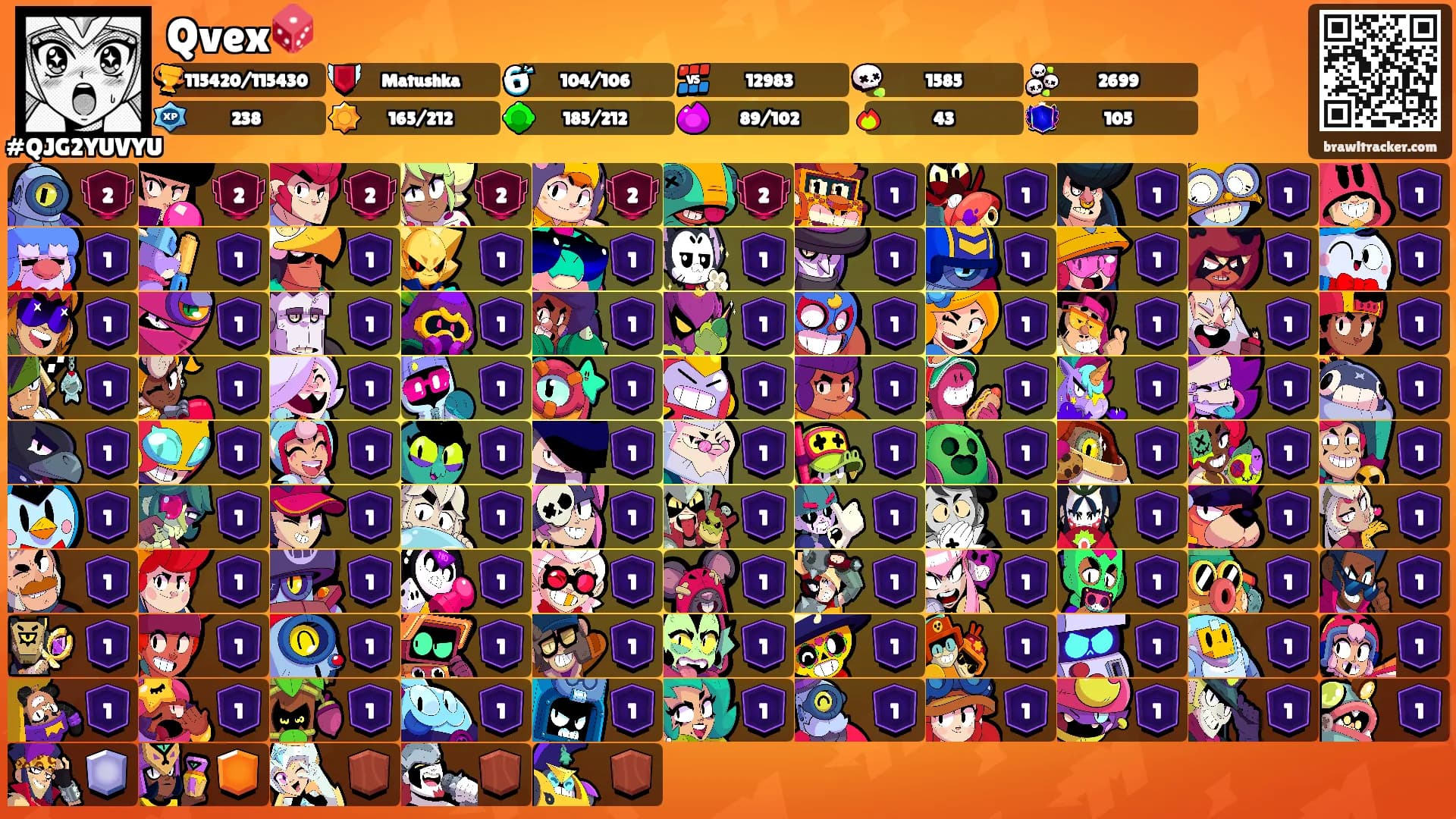 Qvex🎲's Ranks