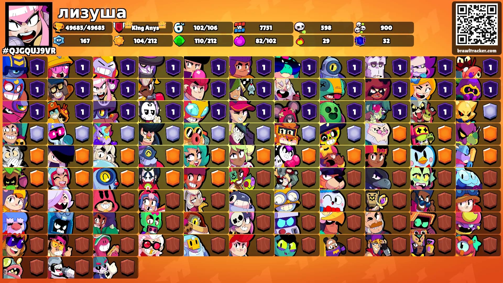 лизуша's Ranks