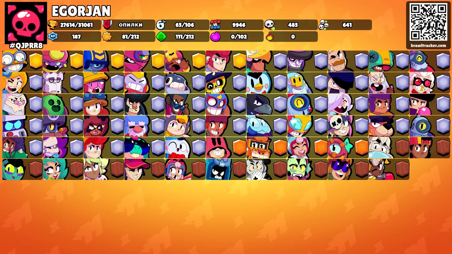 EGORJAN's Ranks